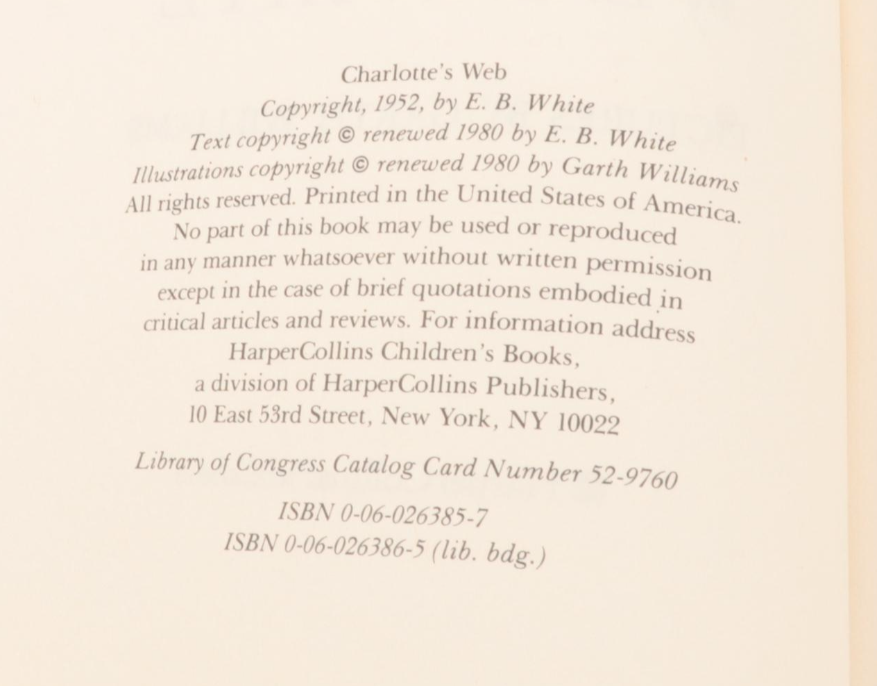 Illustrated "Charlotte's Web" by E. B. White and More Books