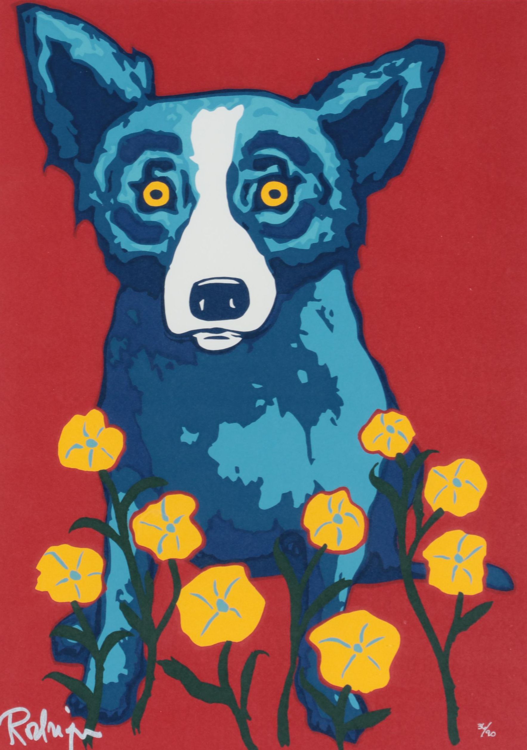 George Rodrigue Serigraph "Spring is Here"