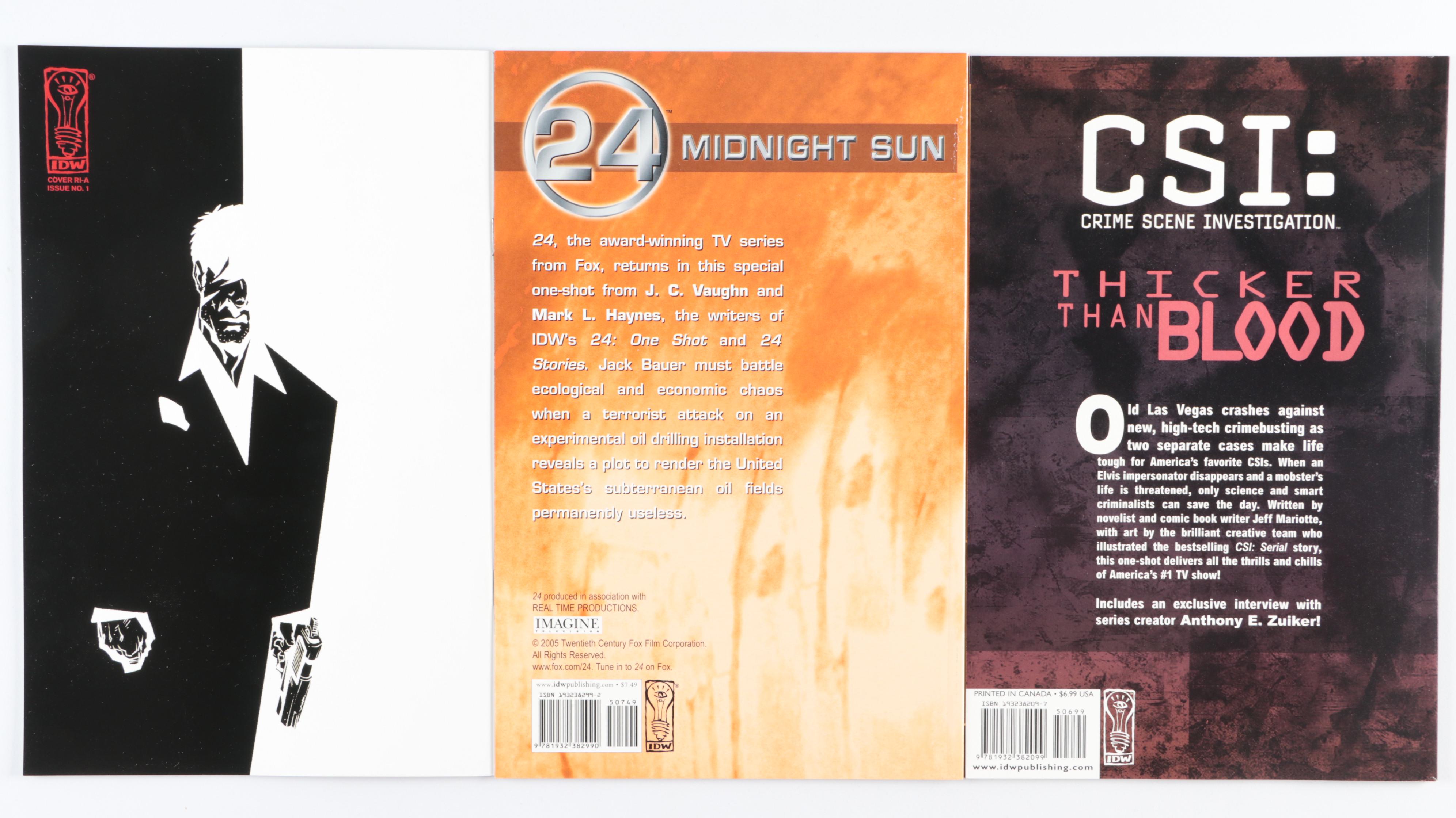 Modern Age "24 Midnight Sun", "CSI", "Scarface" and More Comic Books