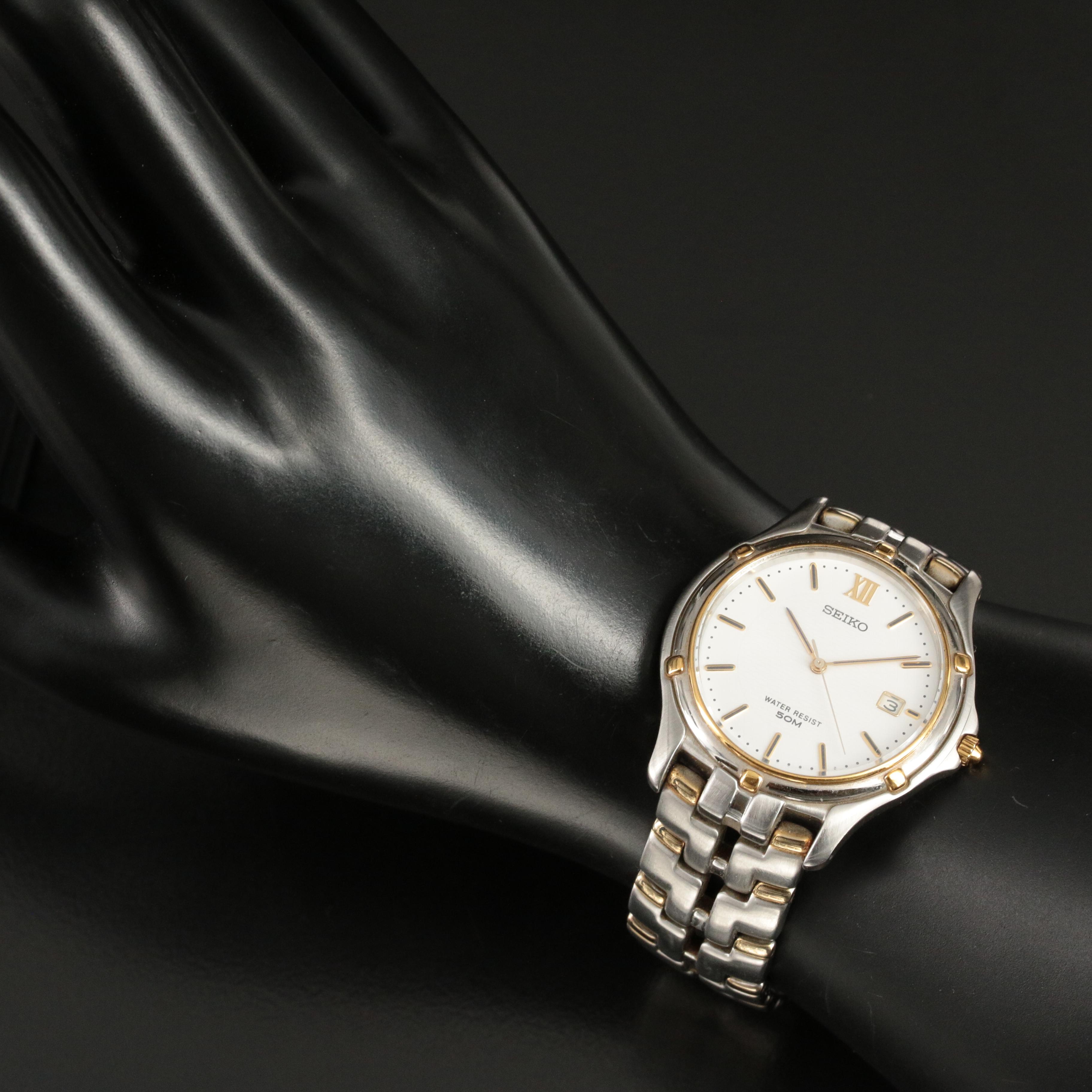 Seiko Two-Tone Date Watch