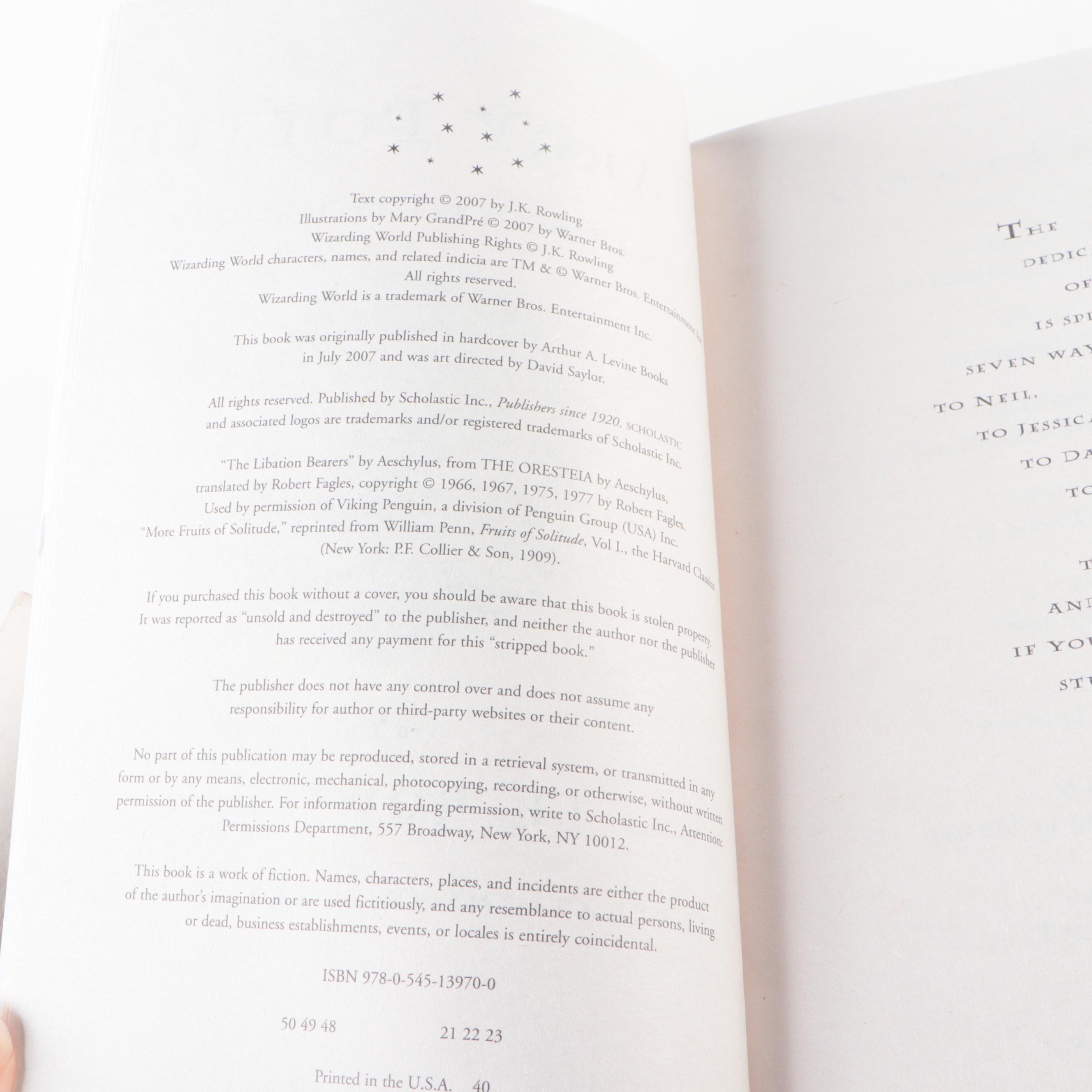 "Harry Potter" Complete Series Paperback Box Set by J. K. Rowling