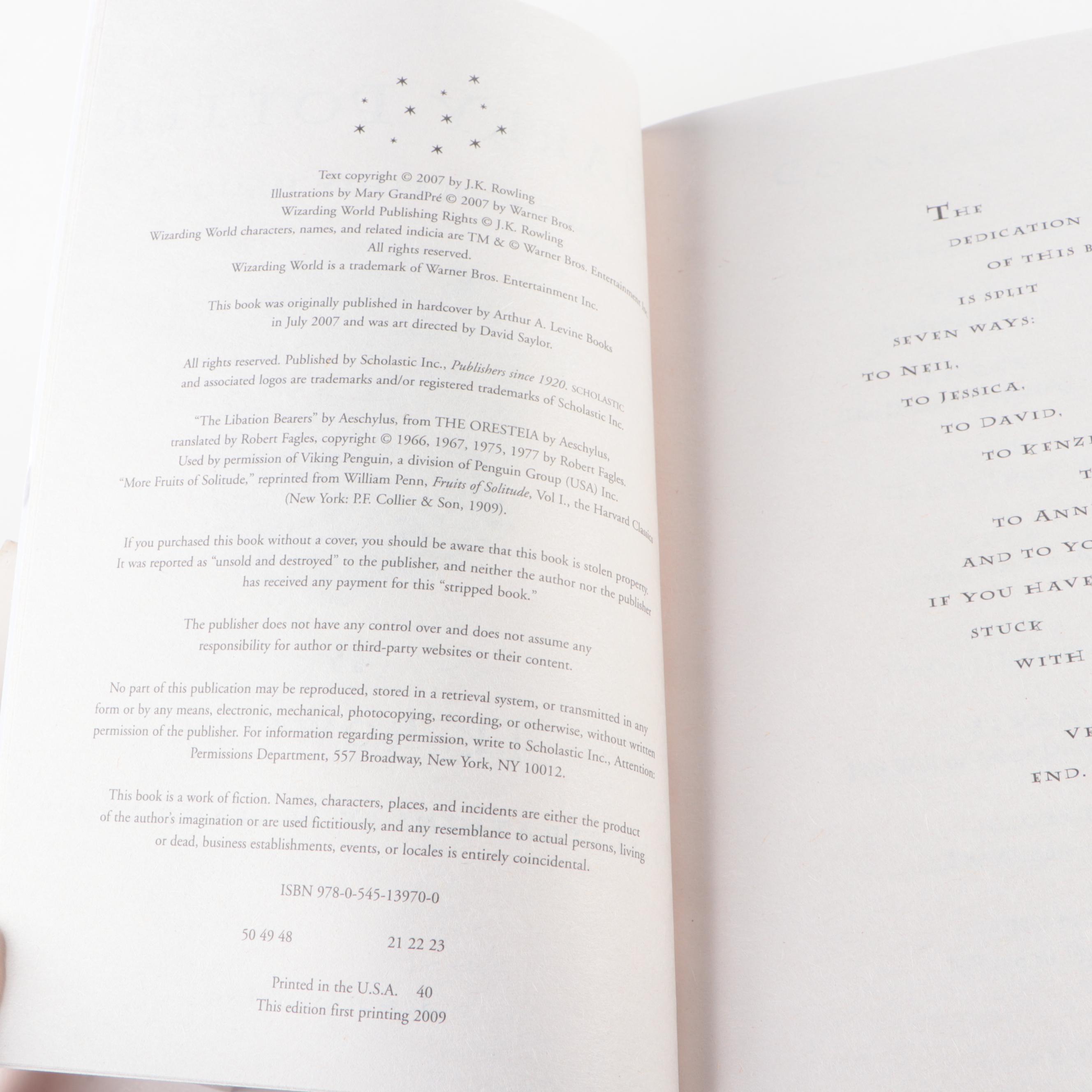 "Harry Potter" Complete Series Paperback Box Set by J. K. Rowling