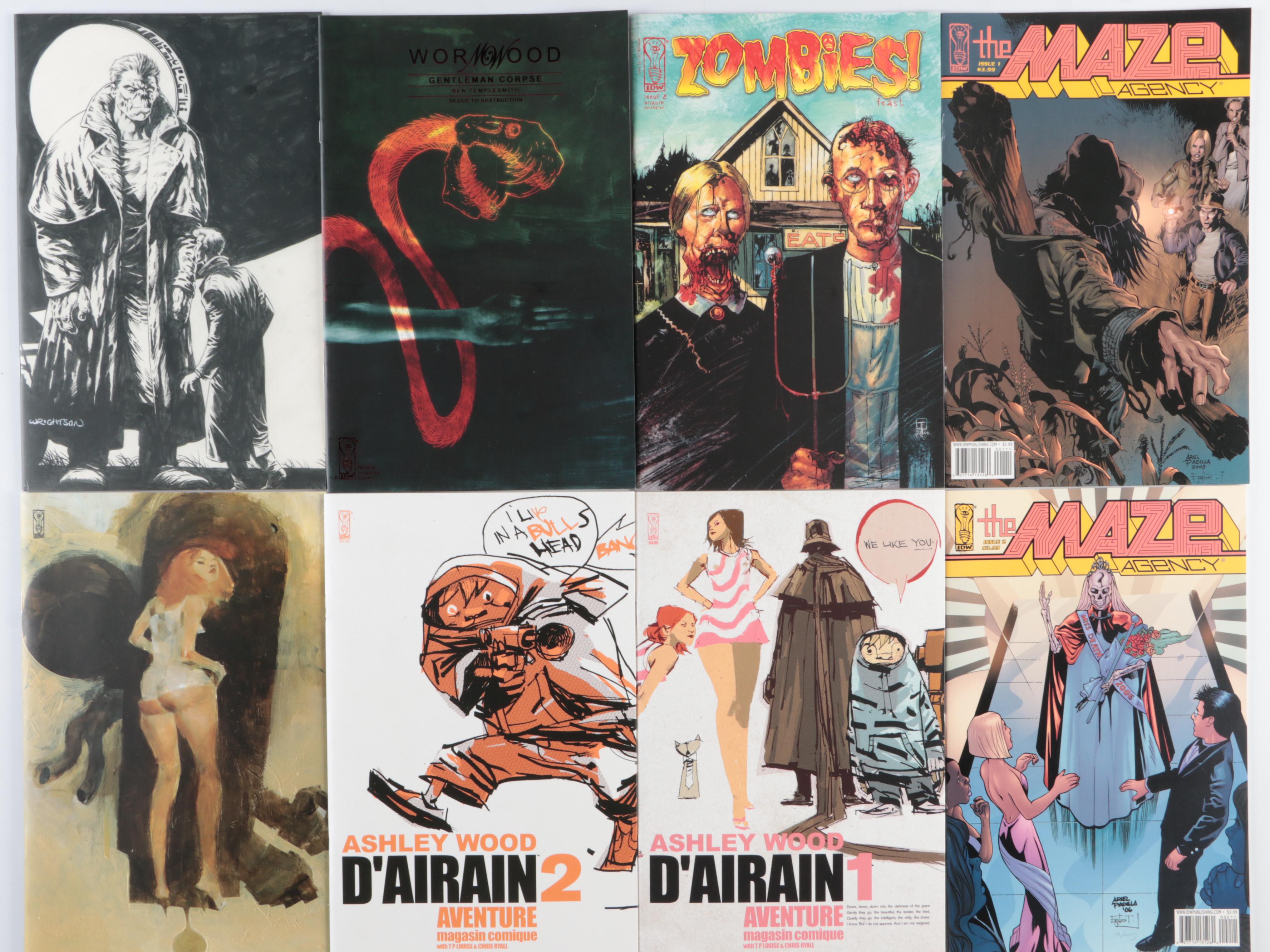 Modern Age Ashley Wood Signed "D'airain Aventure" with Mor Comic Books