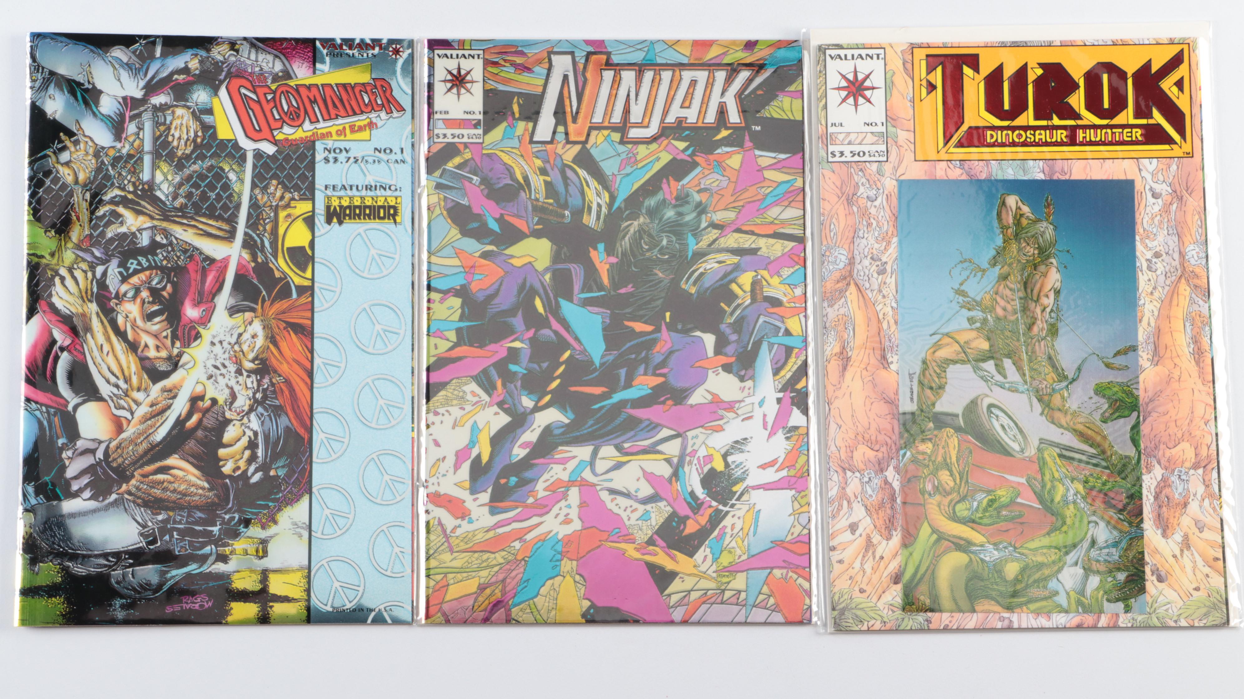 Modern Age Valiant "Ninjak", "Turok", "Geomancer" and More Comic Books
