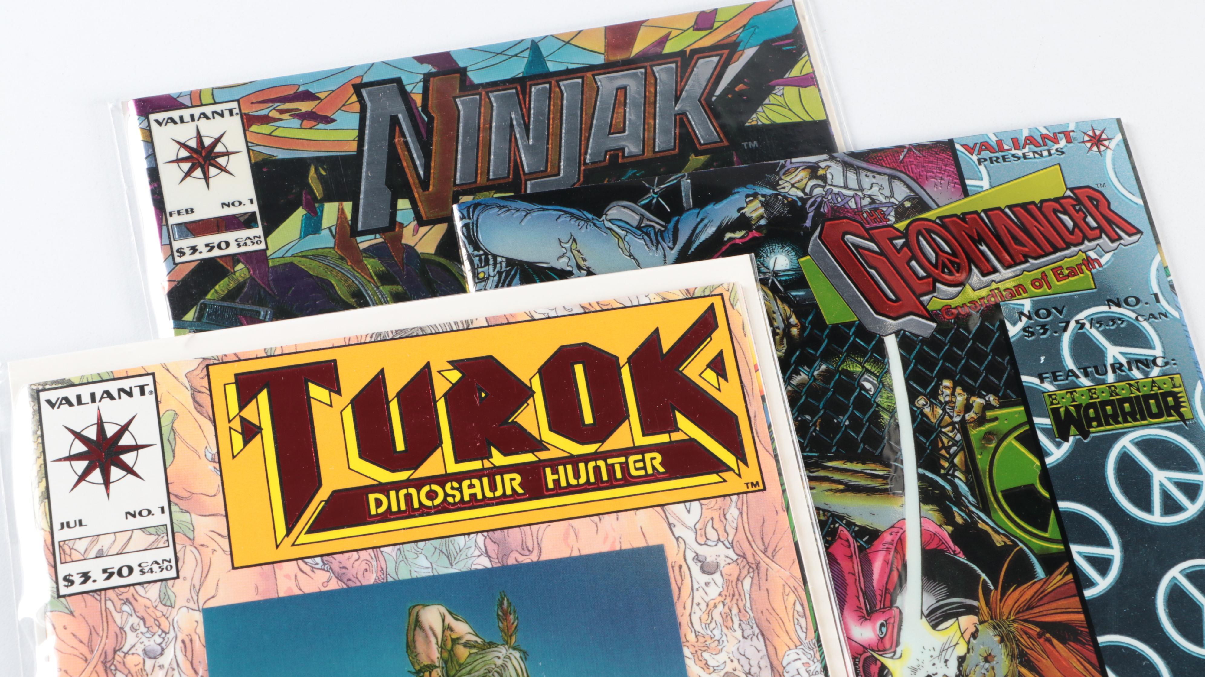 Modern Age Valiant "Ninjak", "Turok", "Geomancer" and More Comic Books