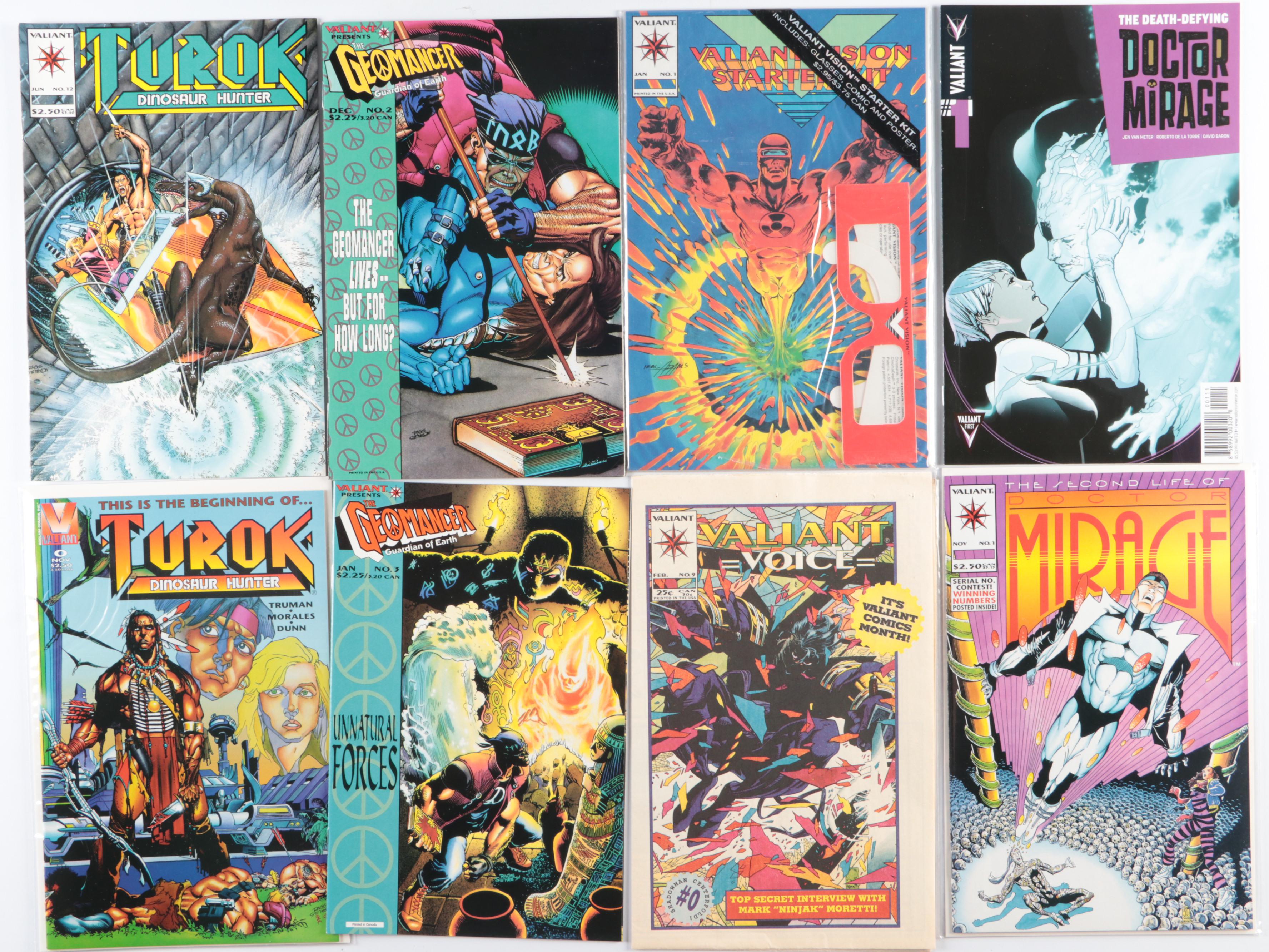 Modern Age Valiant "Ninjak", "Turok", "Geomancer" and More Comic Books