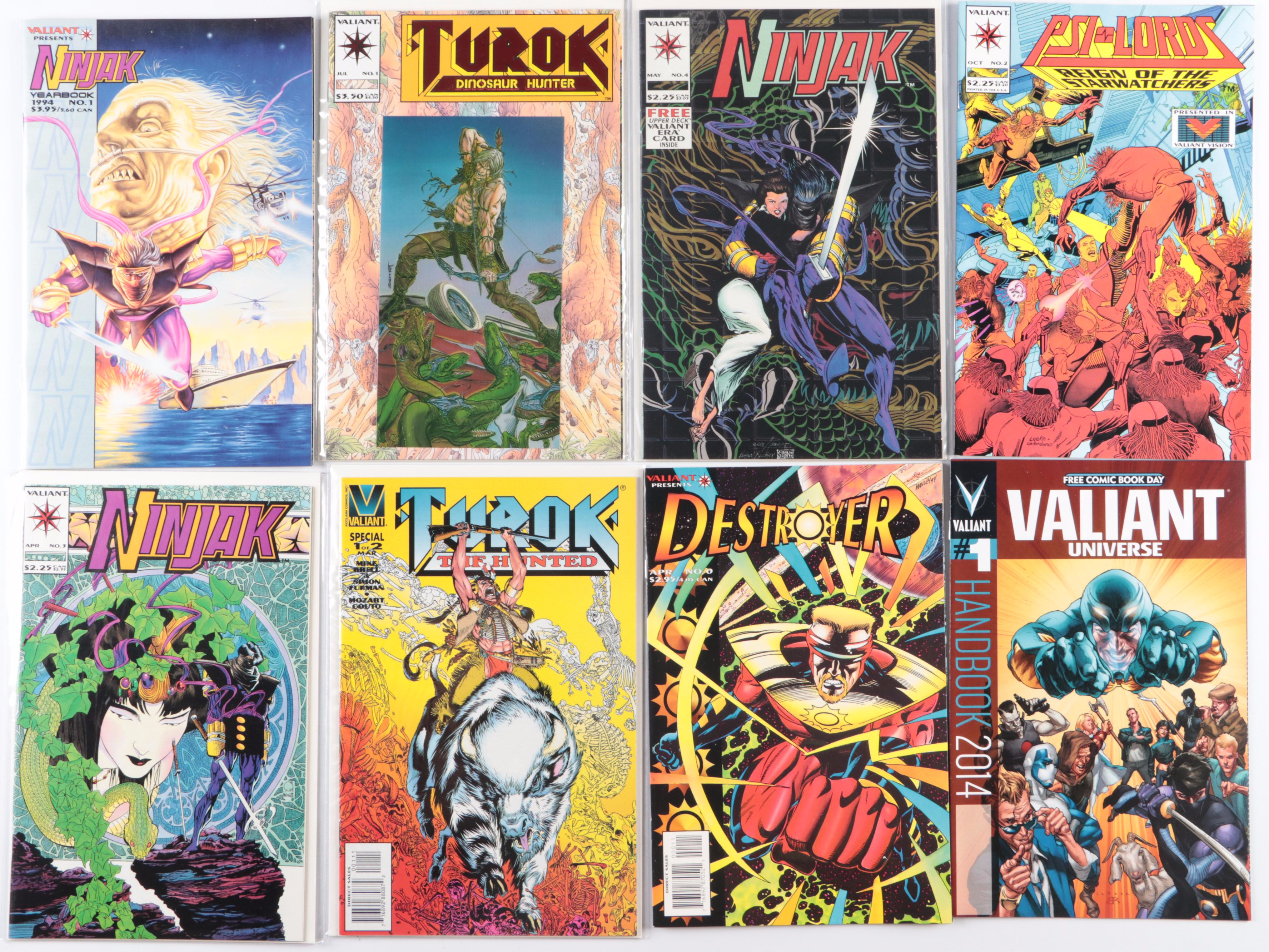 Modern Age Valiant "Ninjak", "Turok", "Geomancer" and More Comic Books