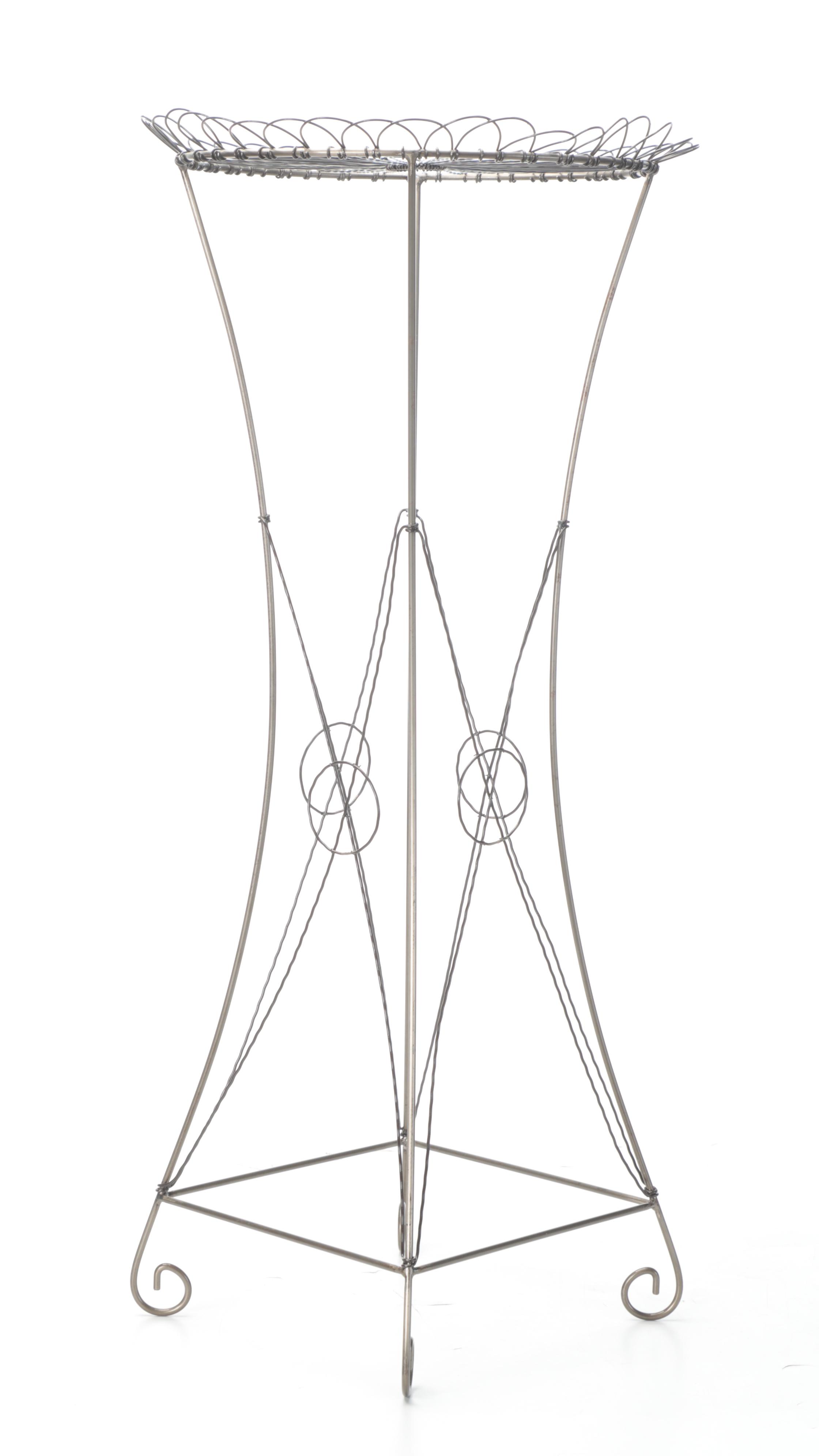 Wirework Plant Stand