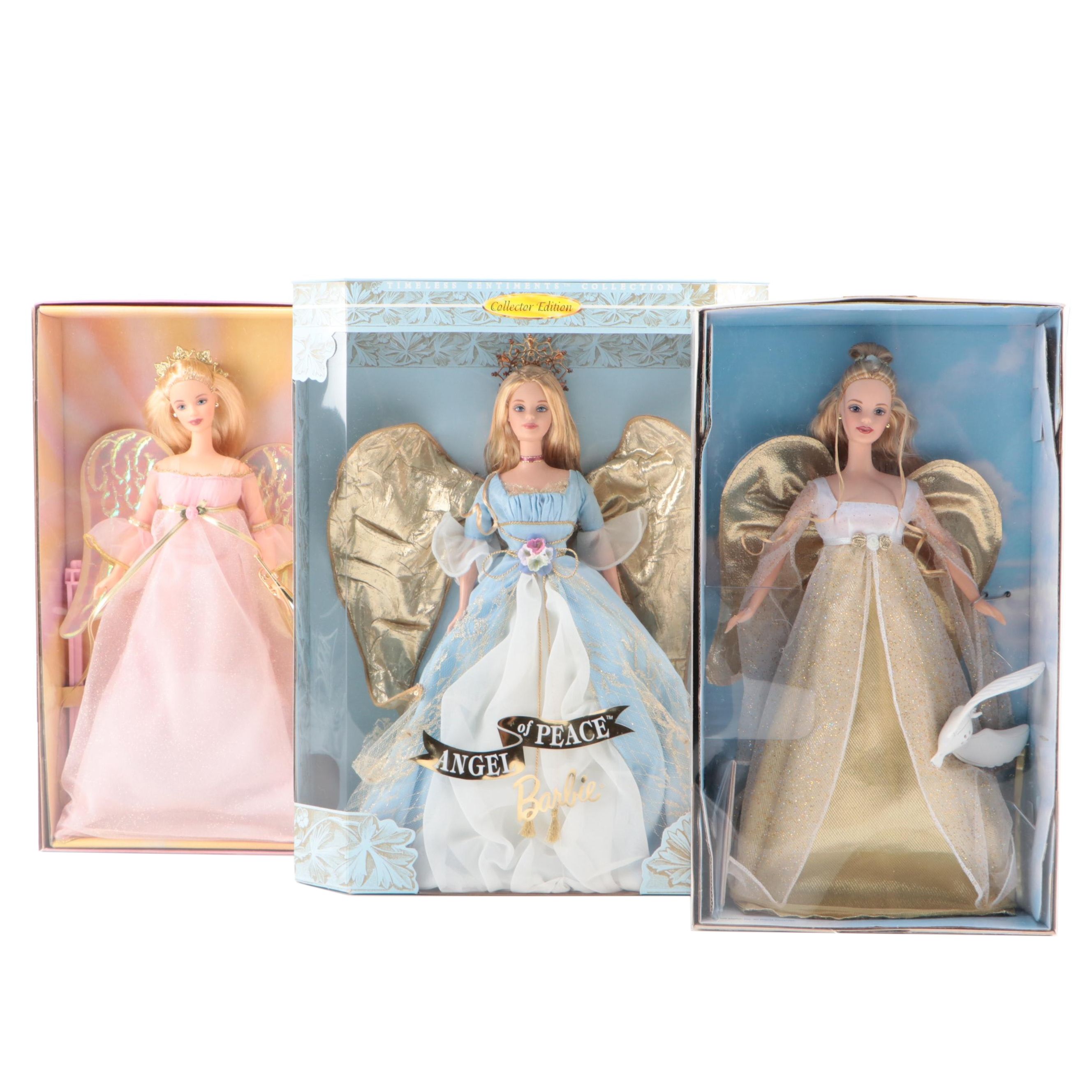 Mattel Barbie "Angel of Peace" and Other Angelic Barbie Dolls