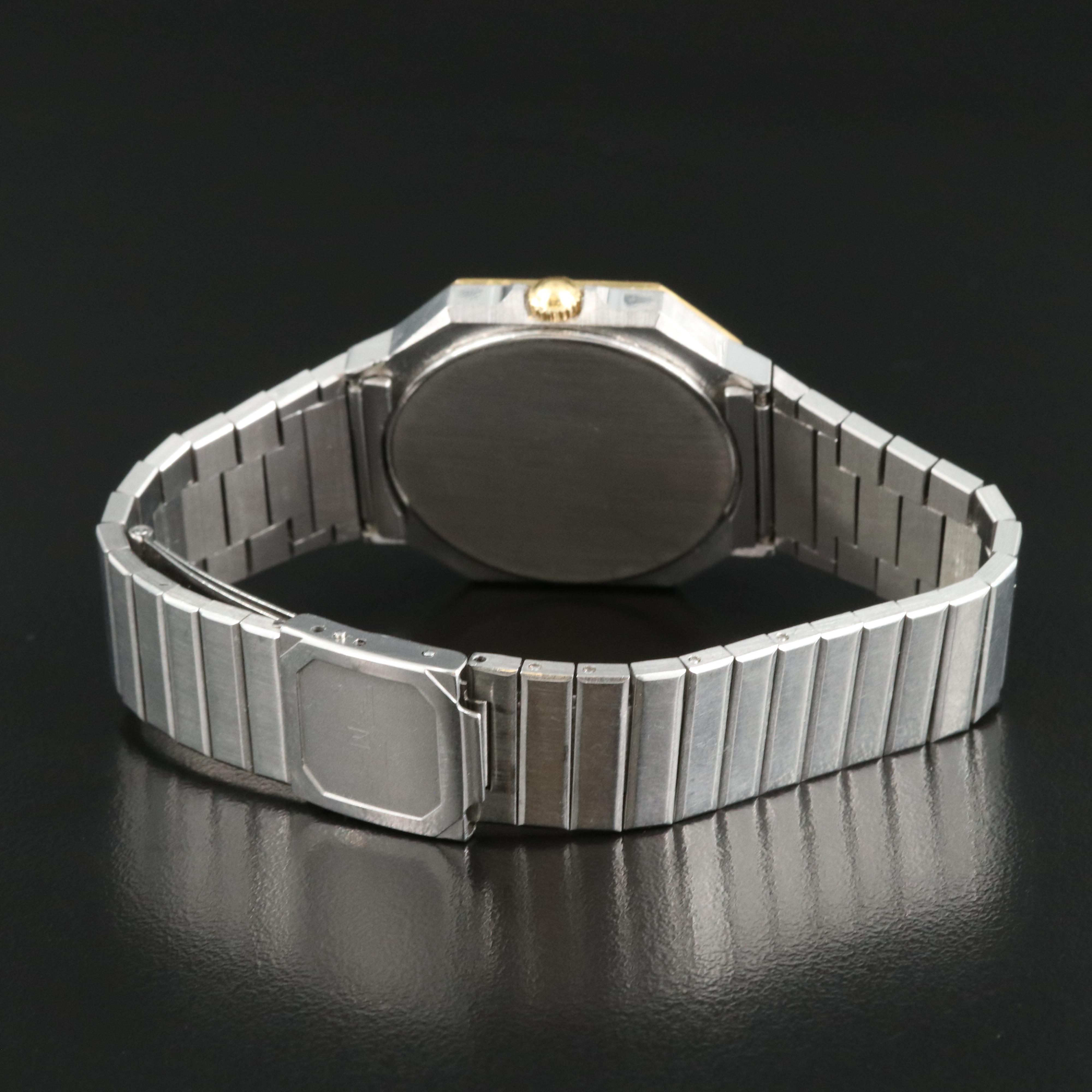 Longines Octagonal Quartz Watch with Date