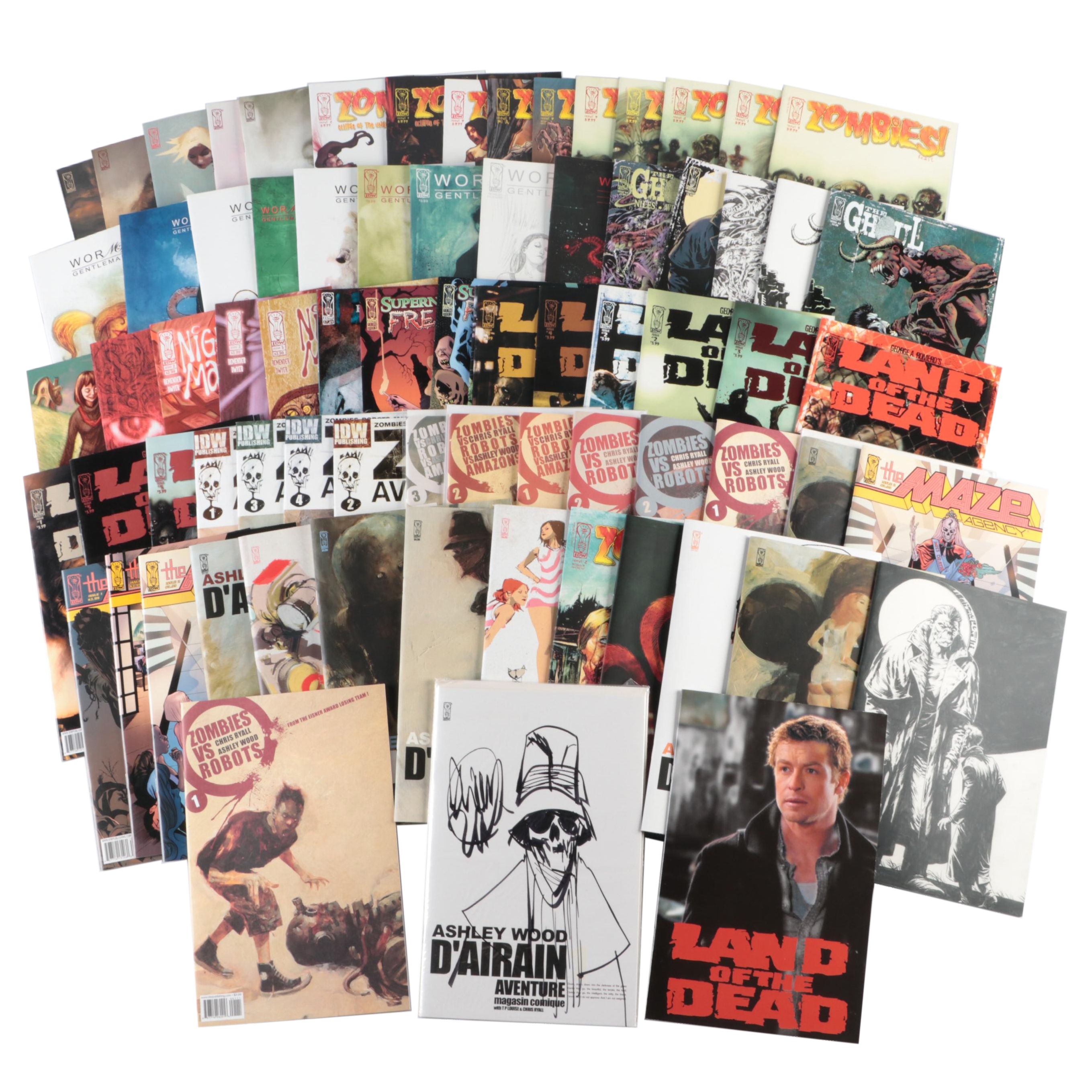 Modern Age Ashley Wood Signed "D'airain Aventure" with Mor Comic Books