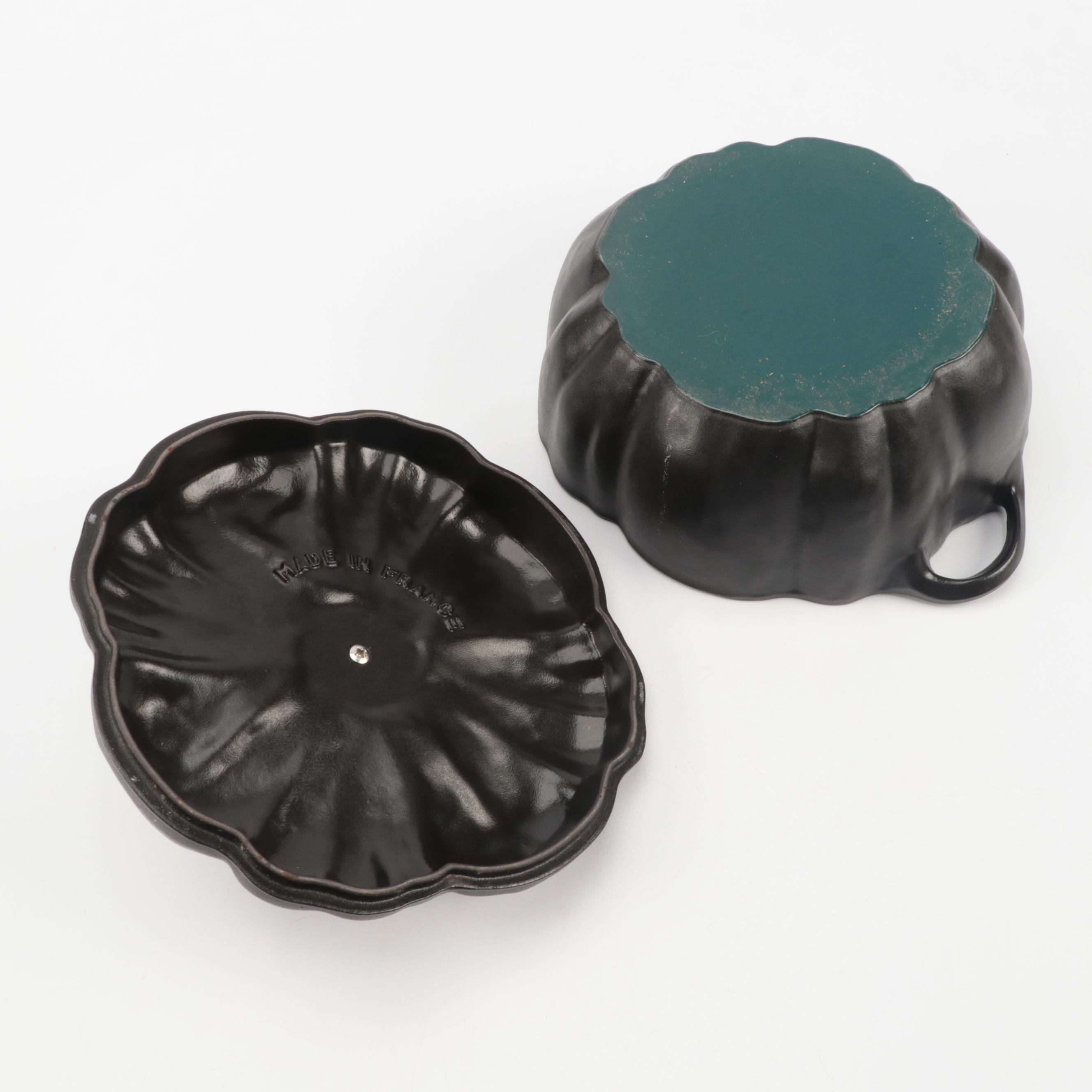 Staub Cast Iron Pumpkin Form Dutch Oven