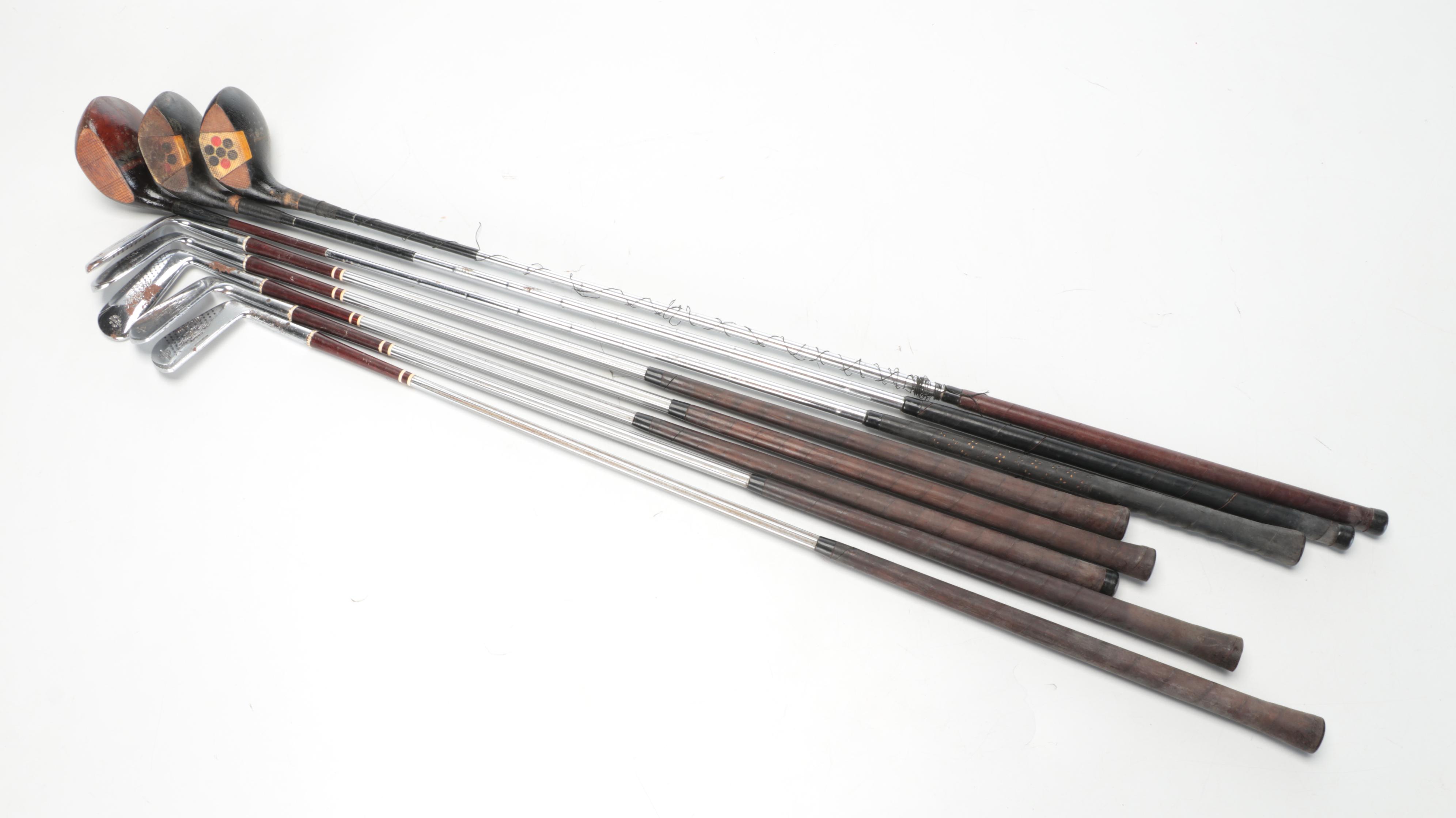 Vintage Wilson Hol-Hi Model Golf Clubs