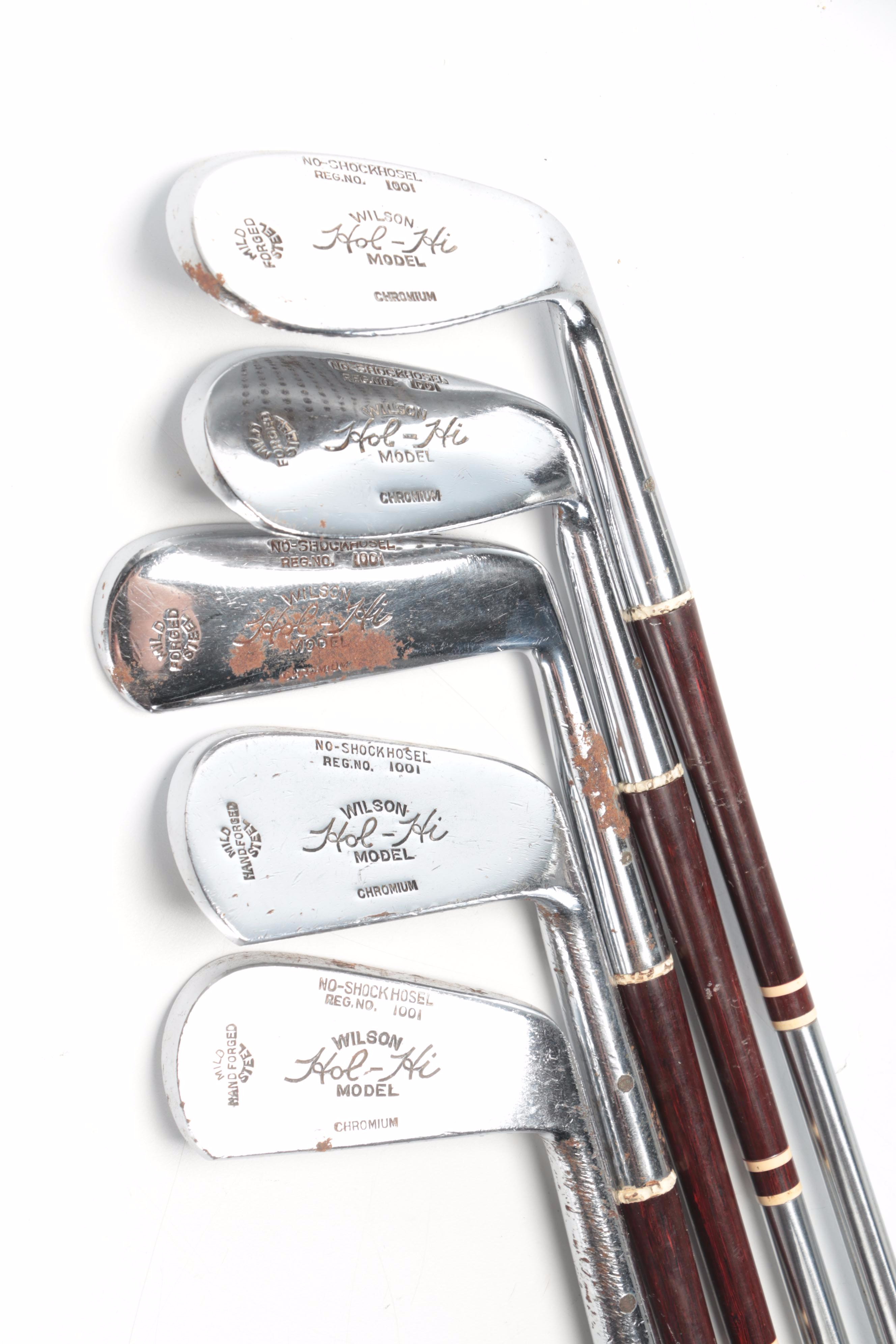 Vintage Wilson Hol-Hi Model Golf Clubs