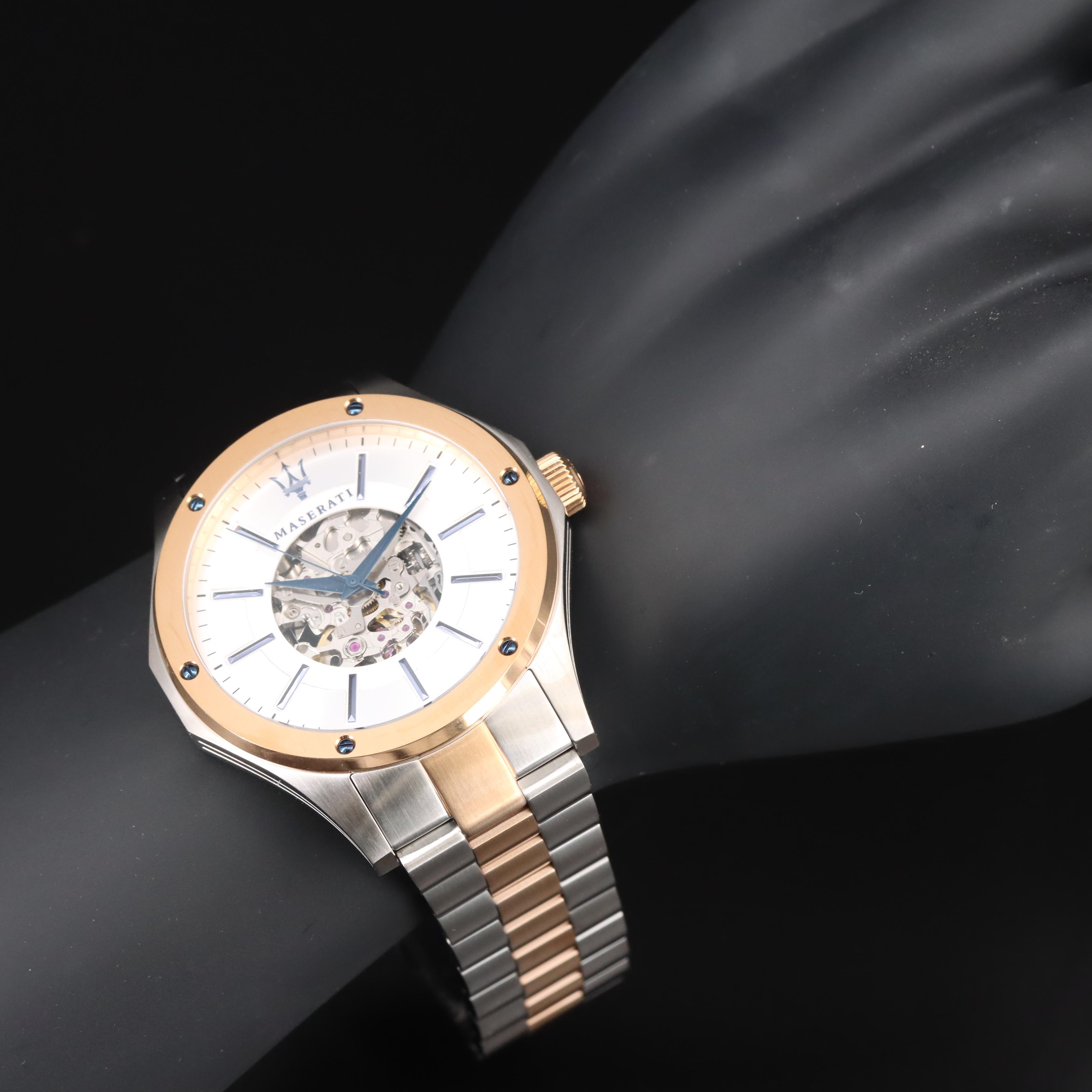 Maserati Skeletonized Automatic Watch