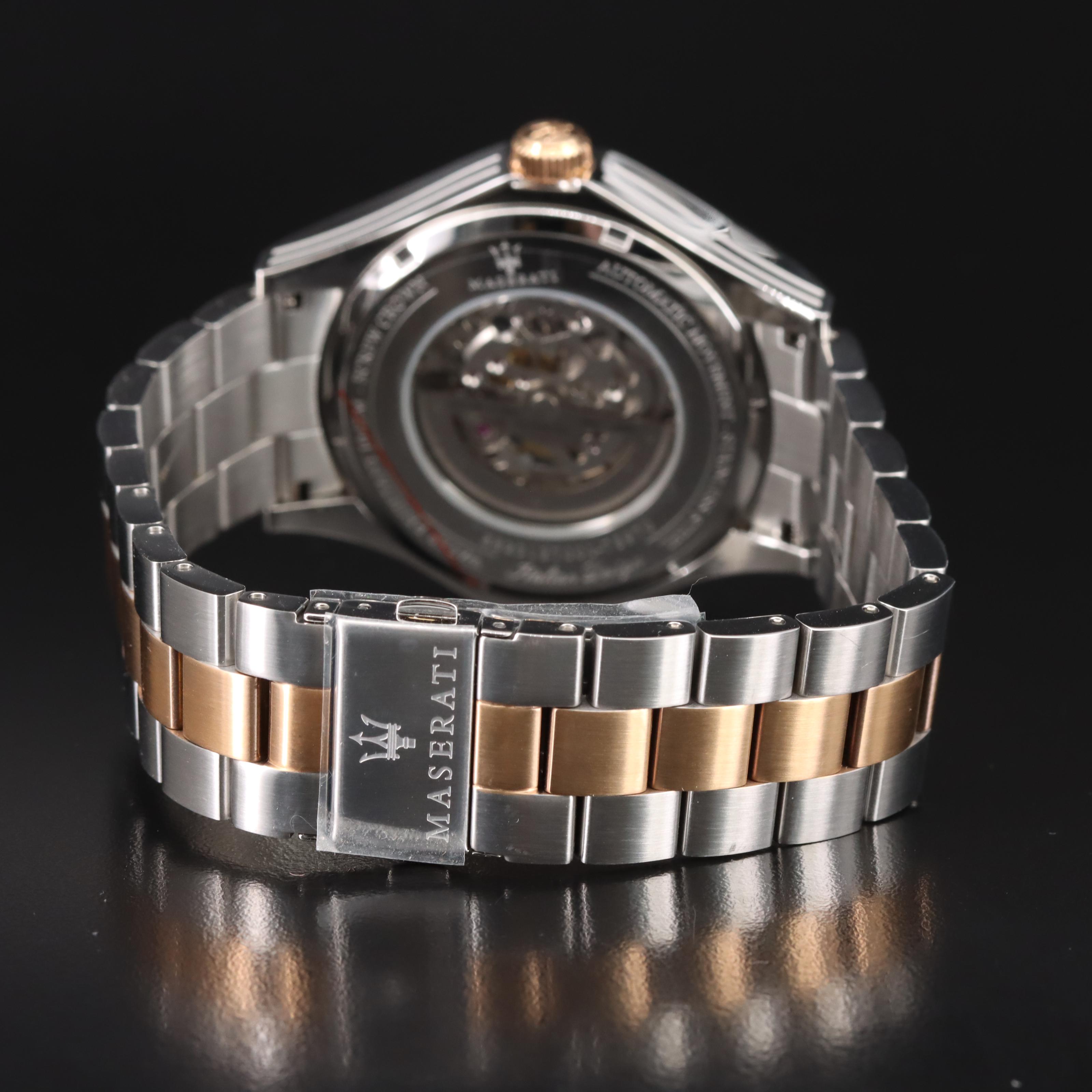 Maserati Skeletonized Automatic Watch