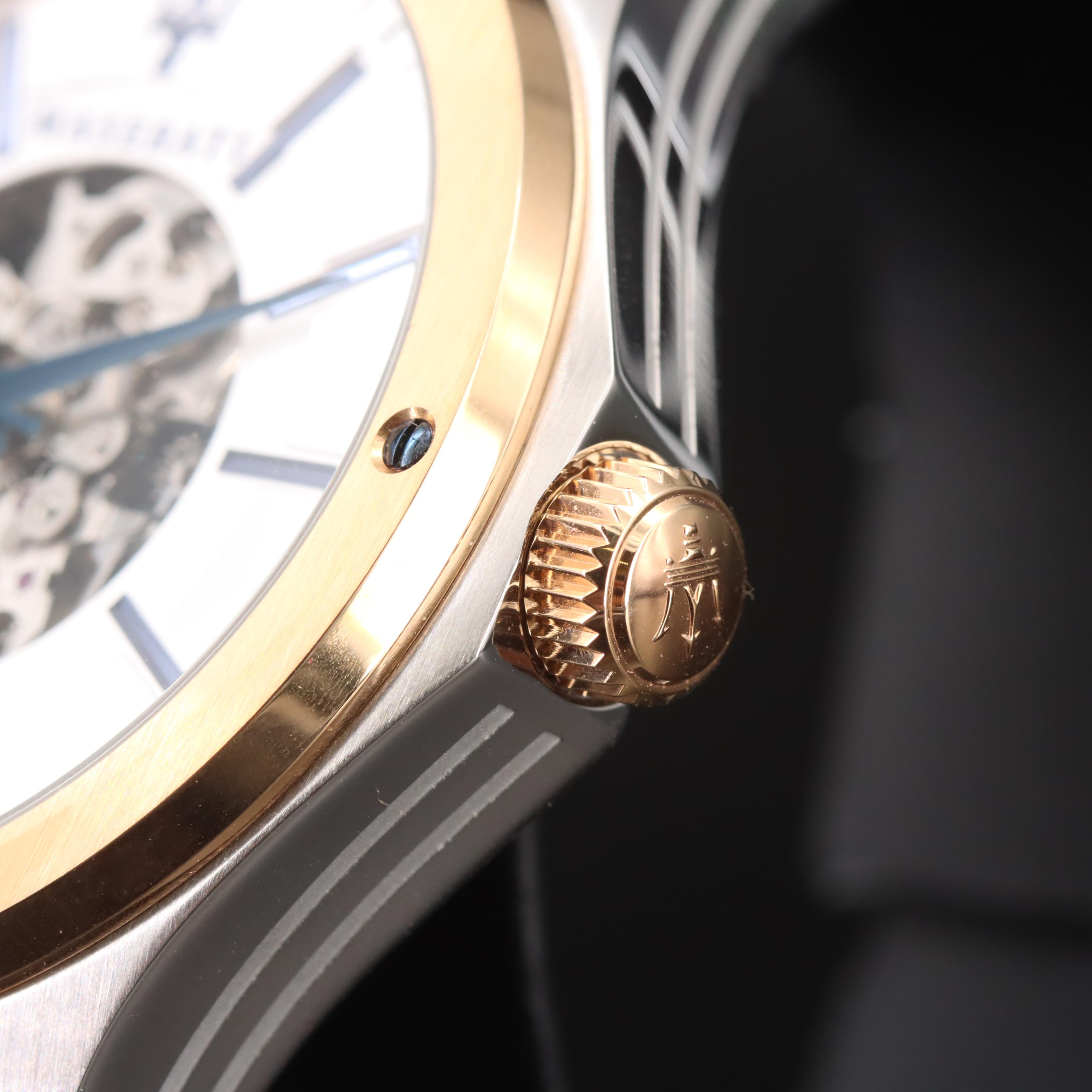 Maserati Skeletonized Automatic Watch