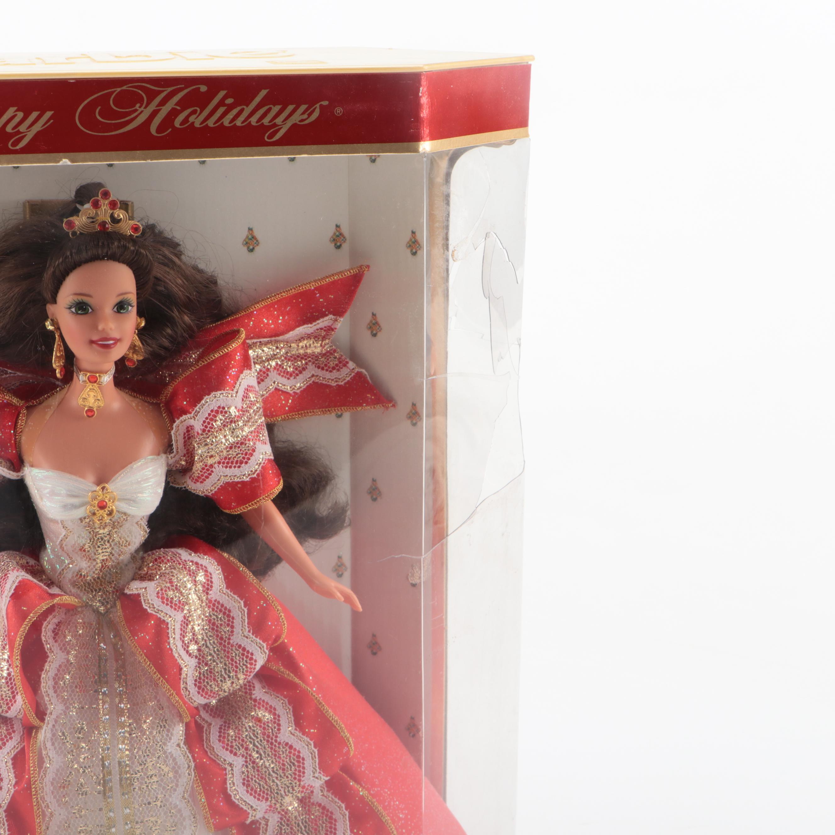 Mattel "Autumn Glory" and Winter and Holiday Themed Barbie Dolls