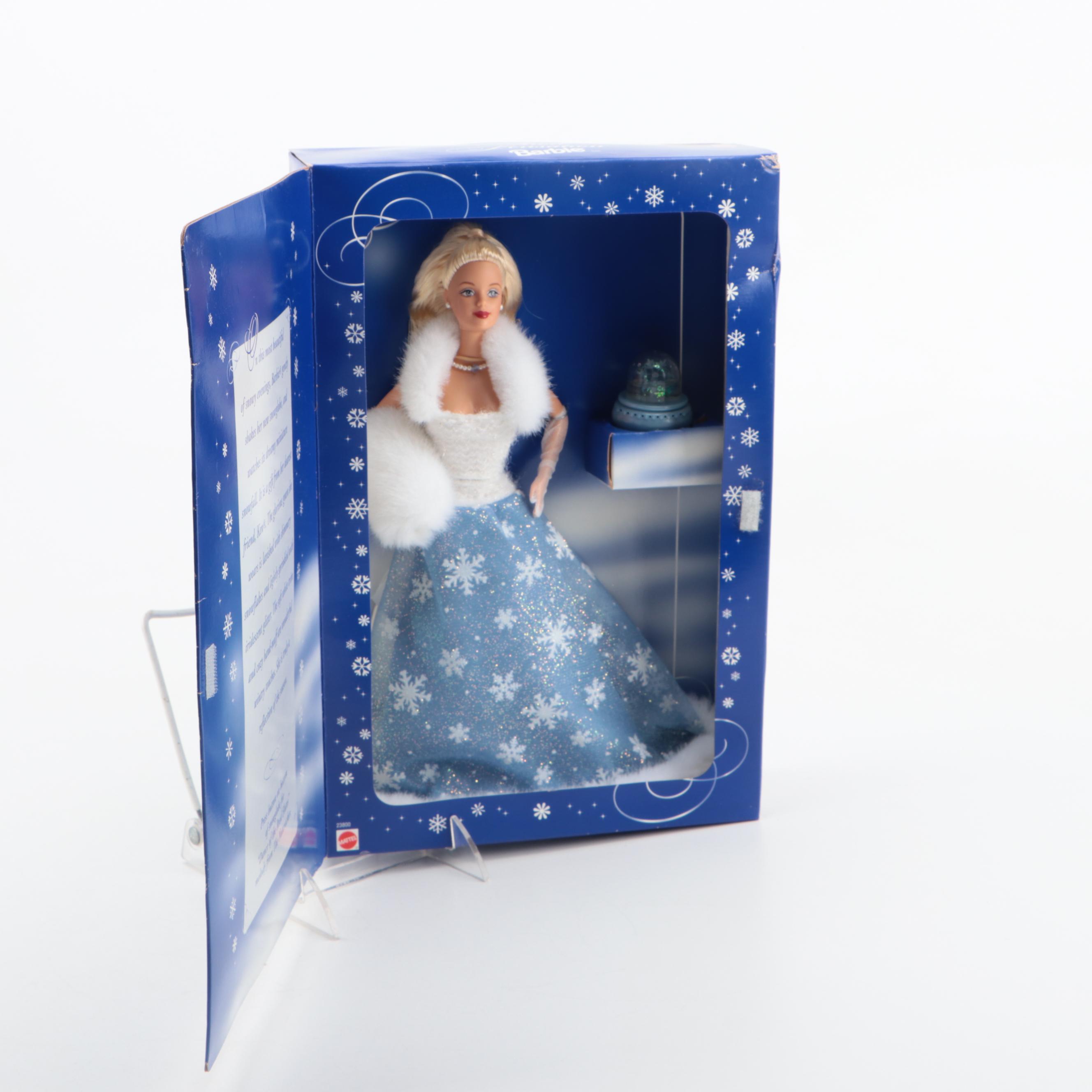 Mattel "Autumn Glory" and Winter and Holiday Themed Barbie Dolls