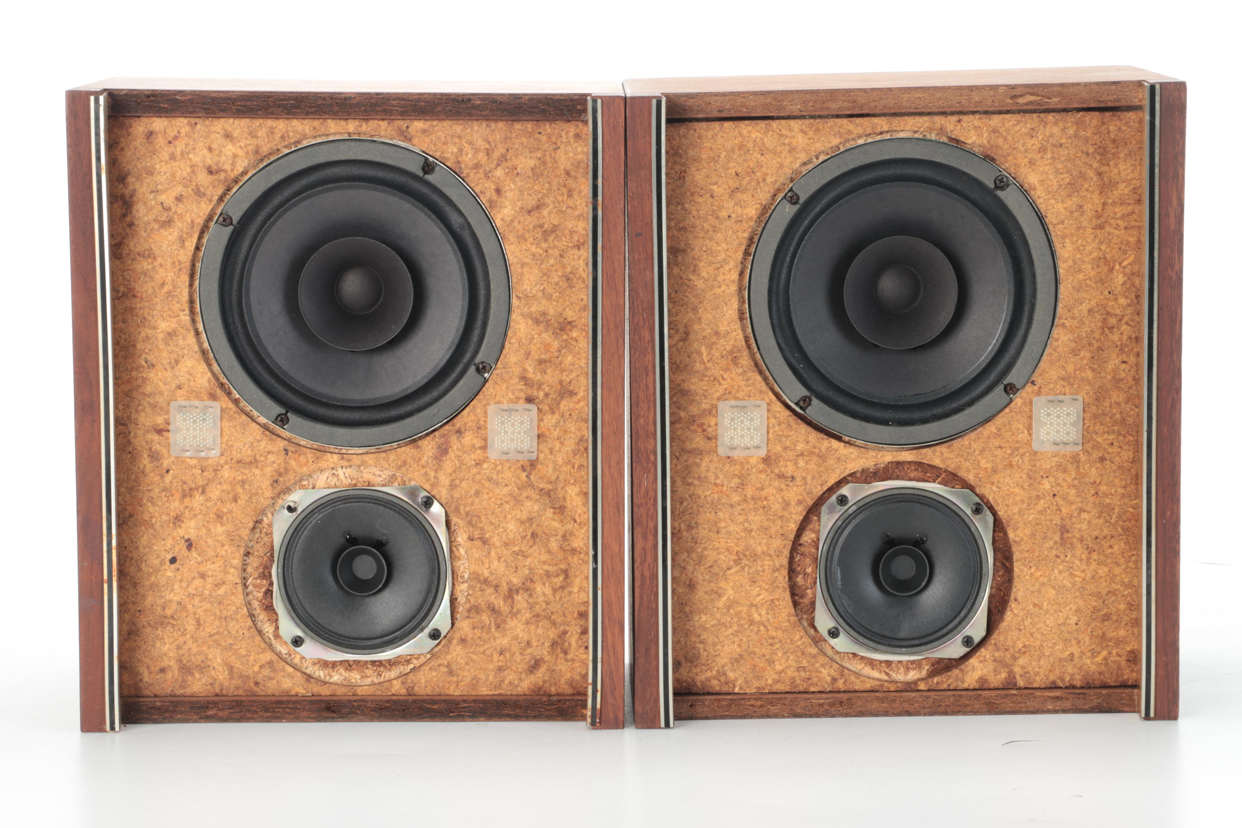 Decca Stereophonic Radio and Garrard Combination Record Player With Loudspeakers