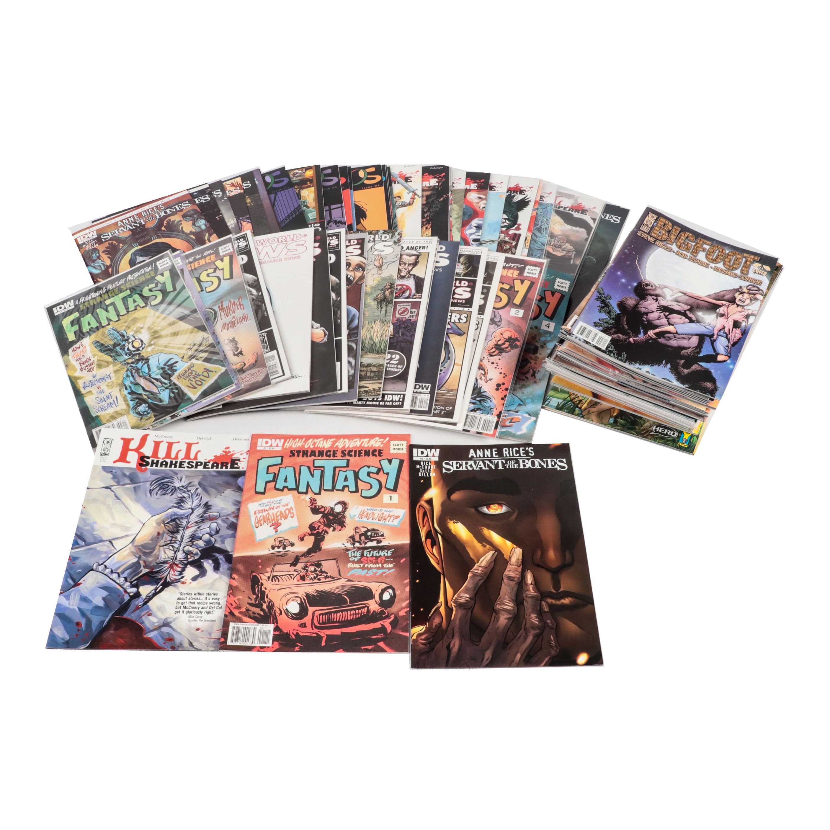 Modern Age "Strange Science Fantasy", "Servant of the Bones", and More Comics