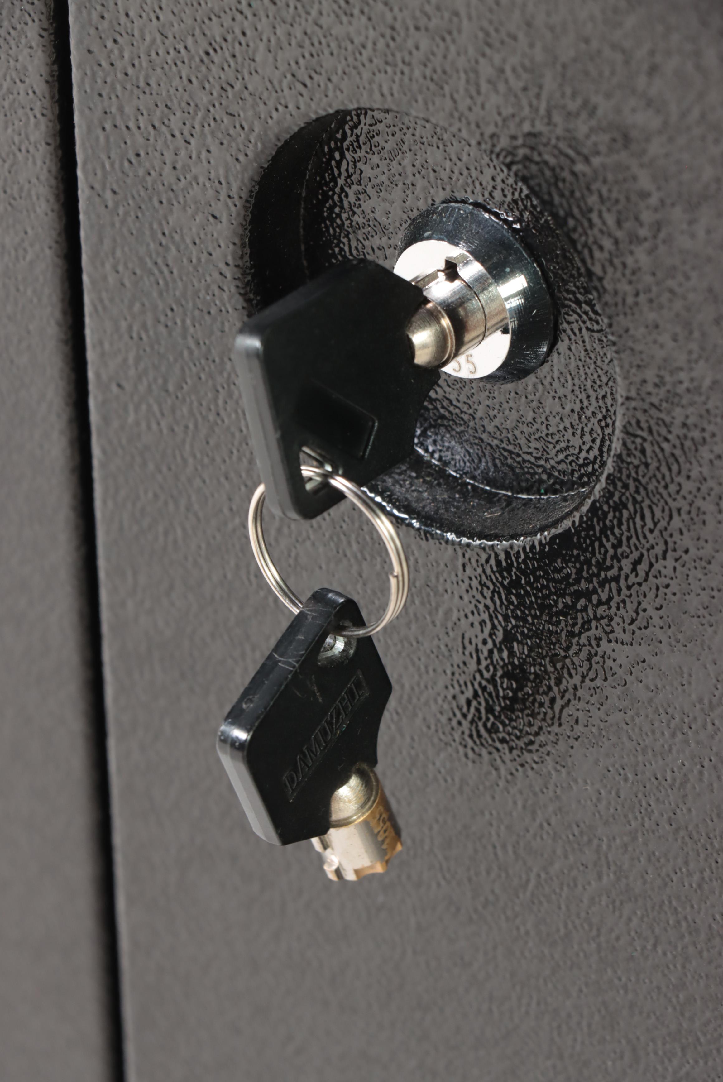 SnapSaft Metal Tall Locking Cabinet