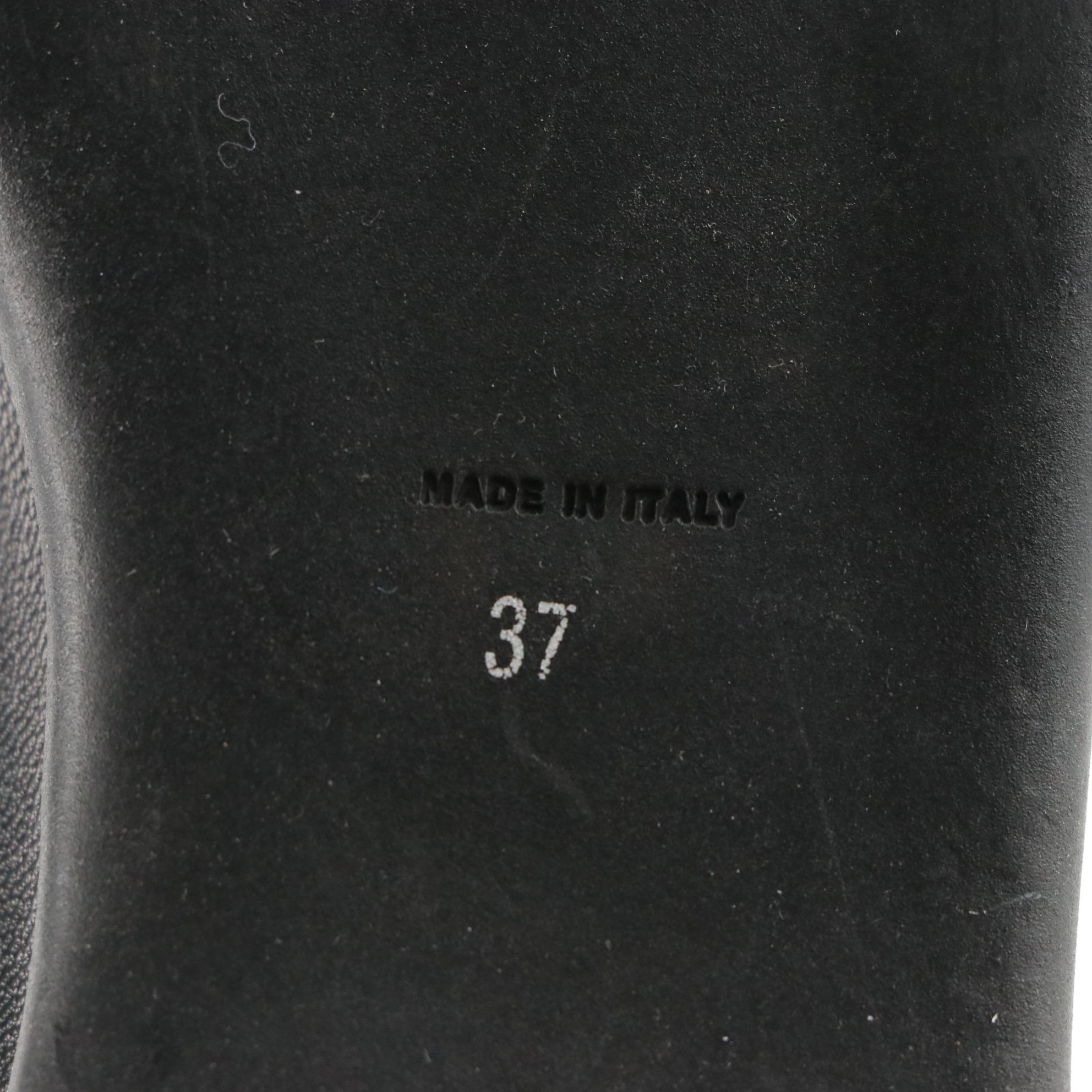 Prada White and Silver Wedge Sandals with Black Flat Sandals