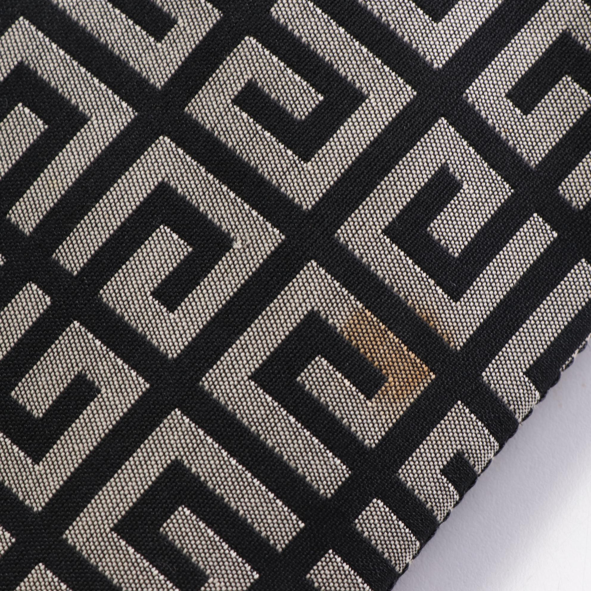 Givenchy Buckle Strap Shoulder Bag in Logo Jacquard Canvas and Leather