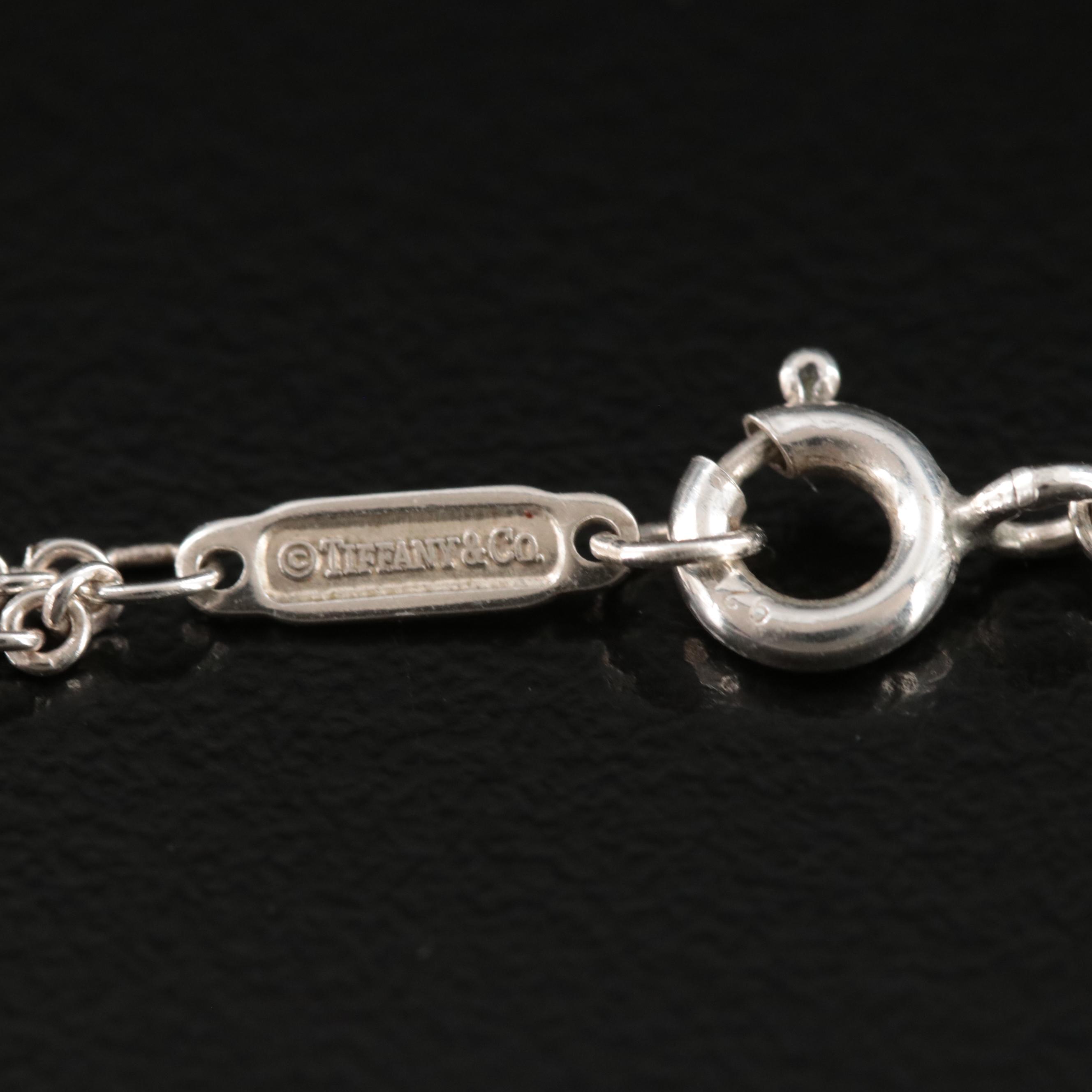 Tiffany & Co. "Tiffany Infinity" Sterling Pendant Necklace