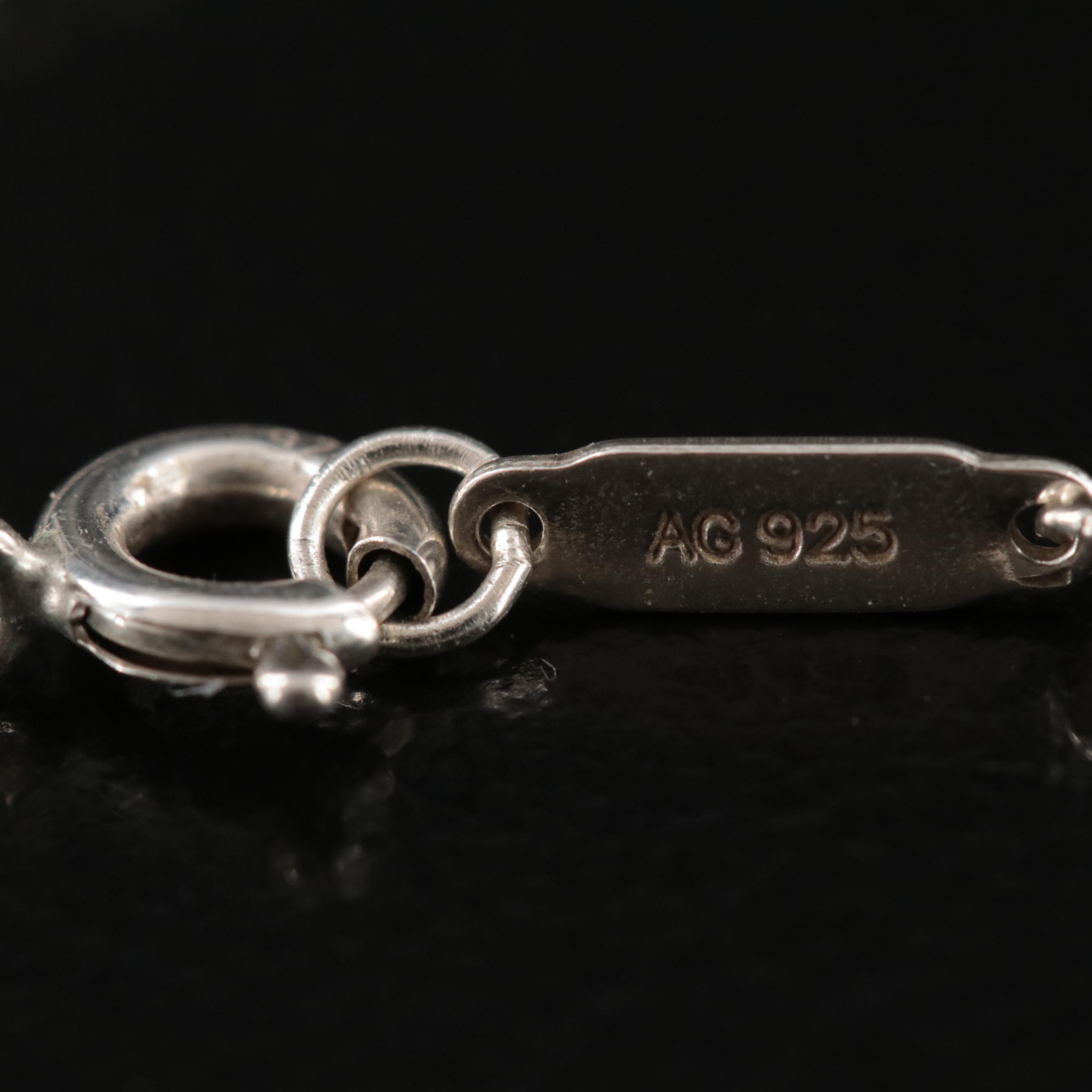 Tiffany & Co. "Tiffany Infinity" Sterling Pendant Necklace