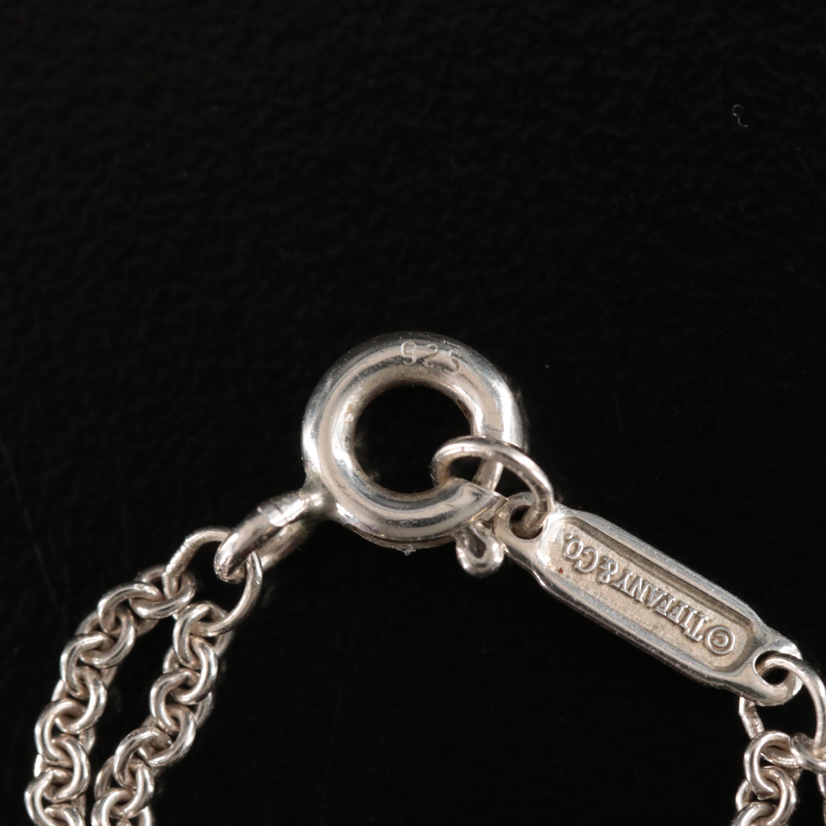 Tiffany & Co. "Tiffany Infinity" Sterling Pendant Necklace