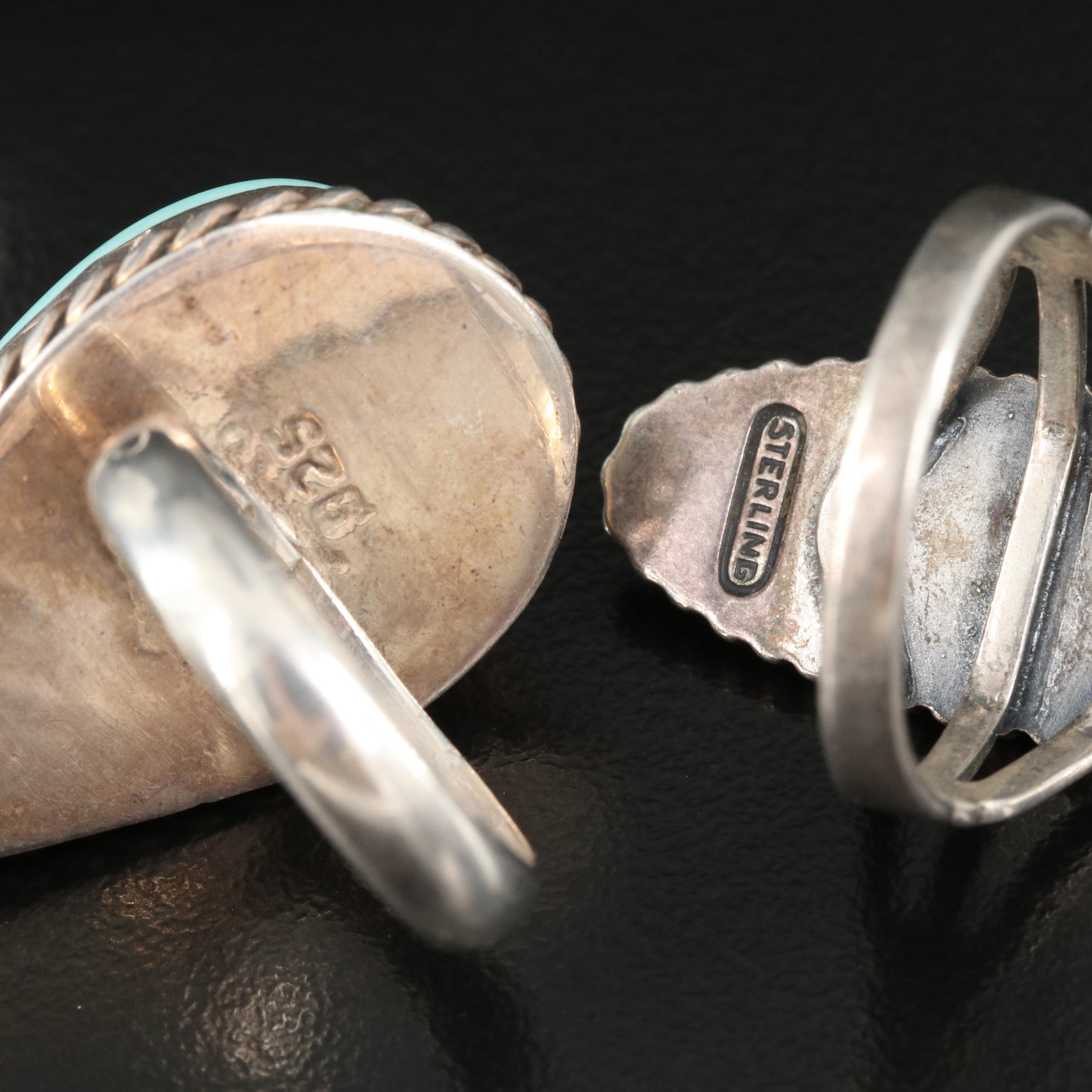 Sterling Turquoise Rings