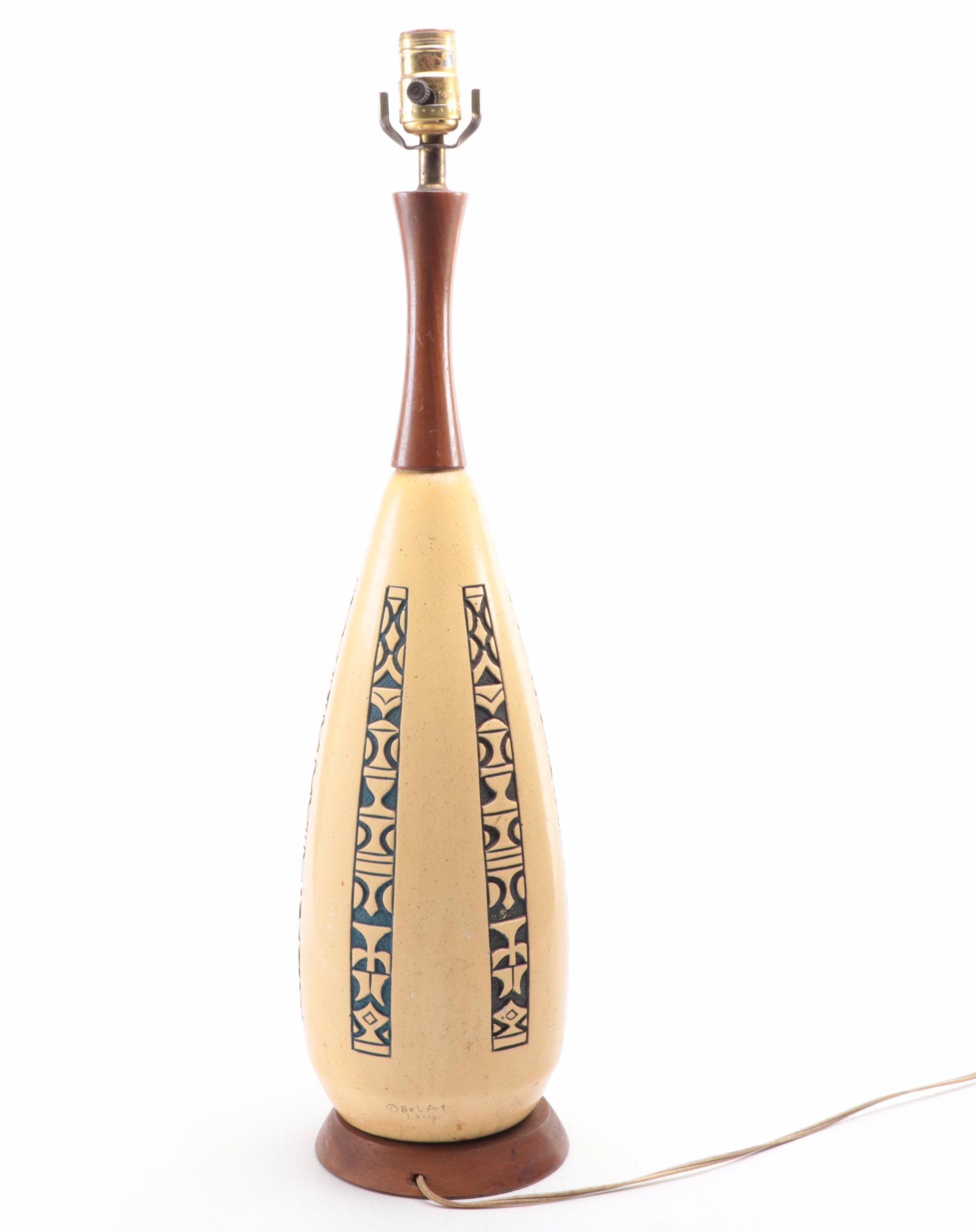 Bel Art MCM Ceramic Table Lamp