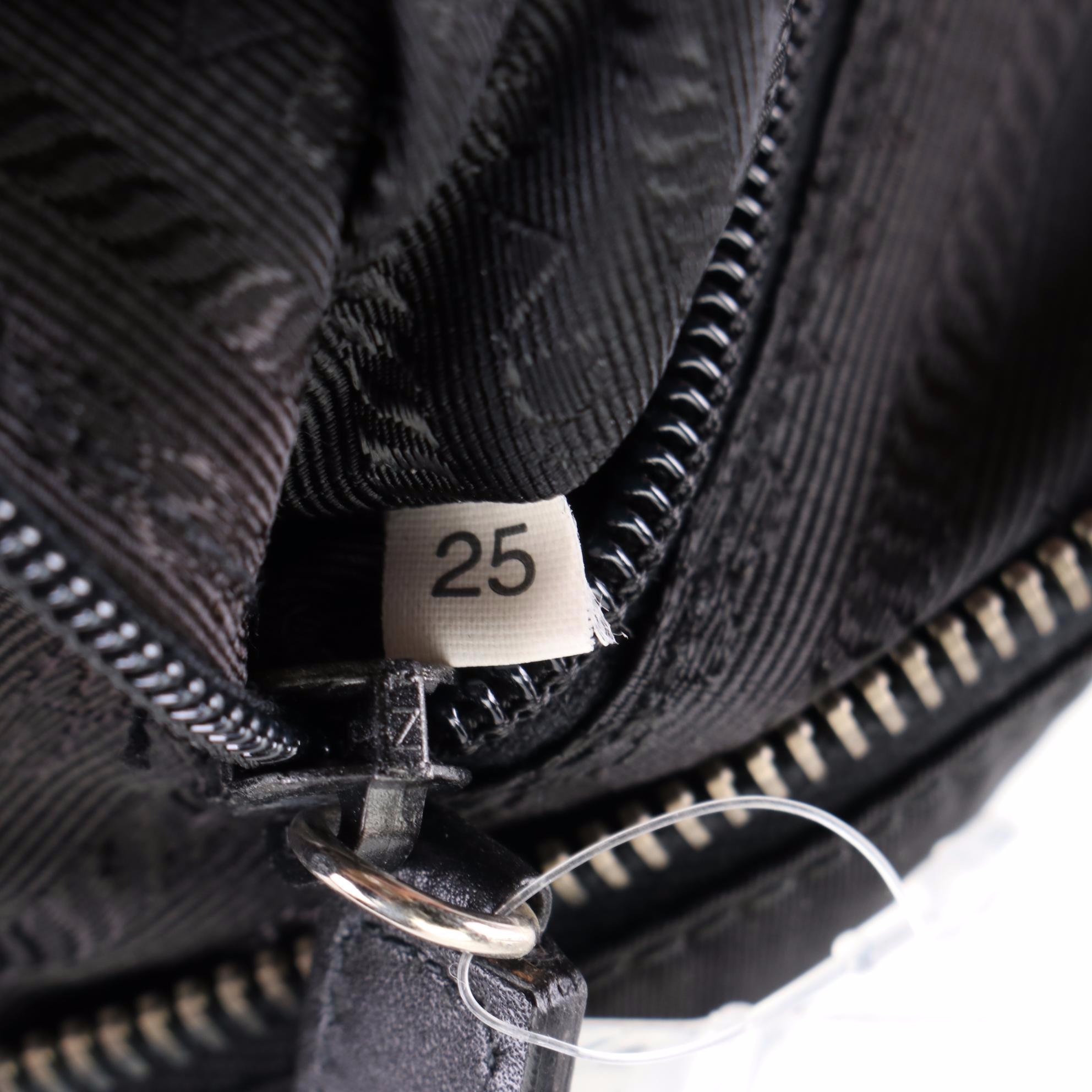 Prada Nylon and Leather Handbag