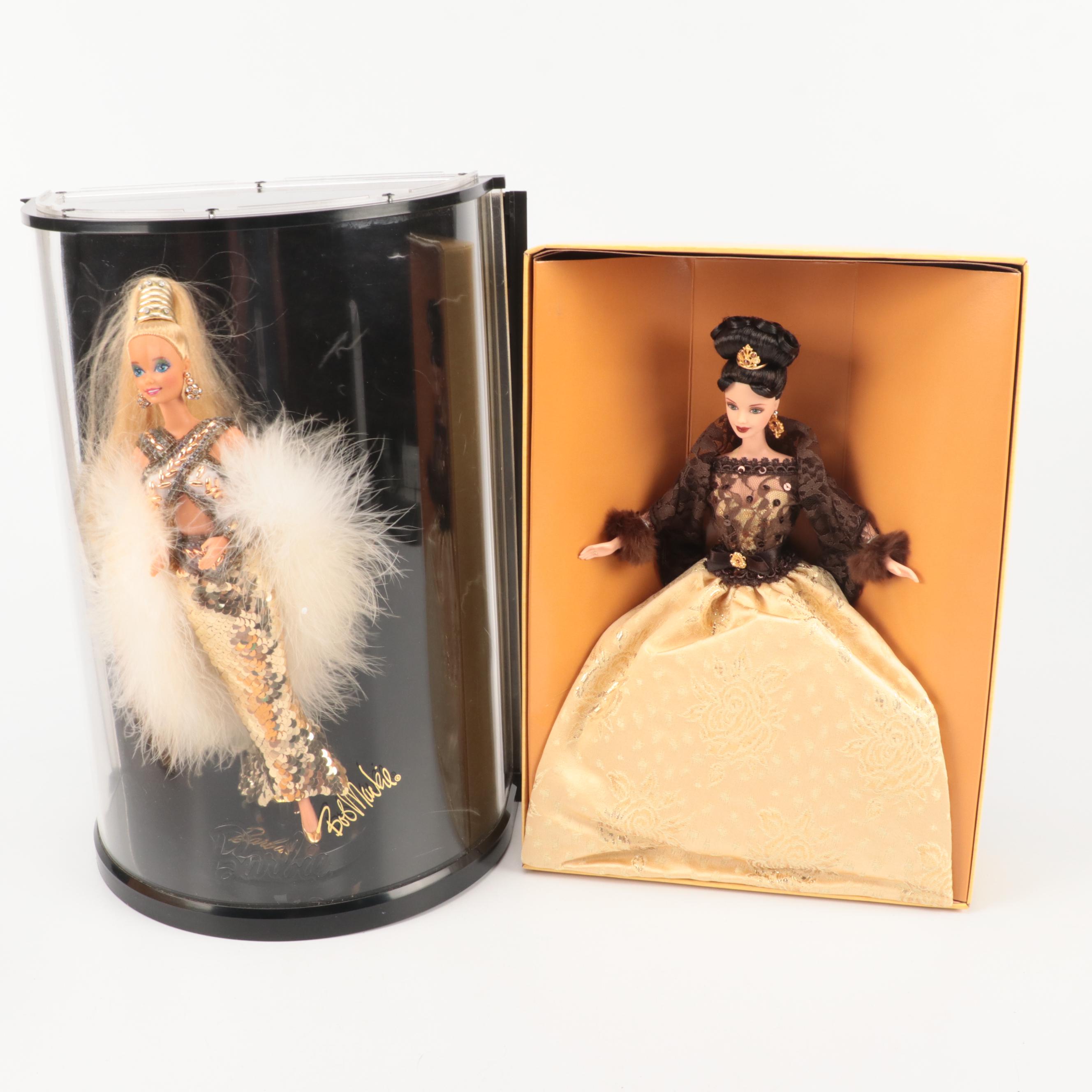Bob Mackie and Oscar de la Renta Collector Barbie Dolls