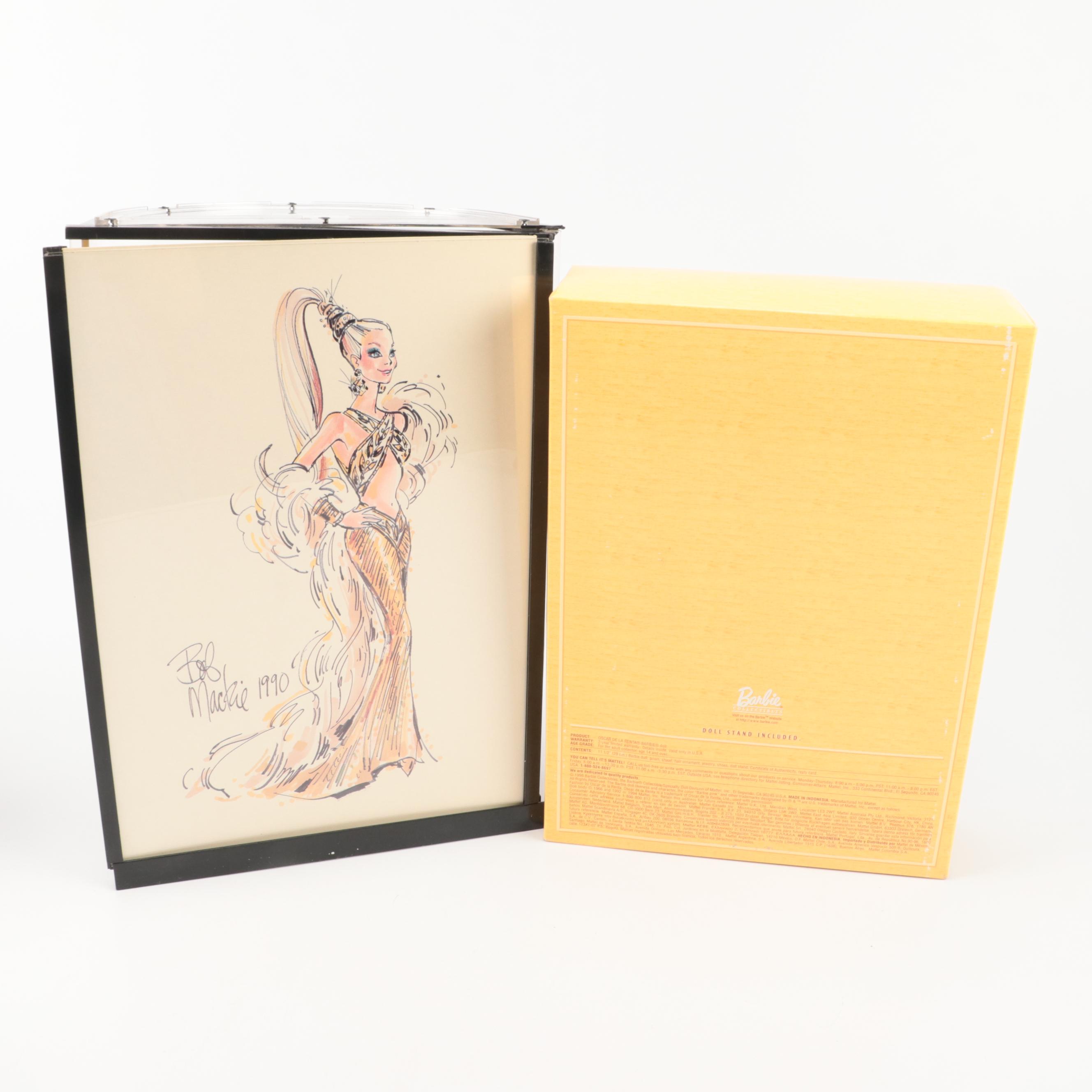 Bob Mackie and Oscar de la Renta Collector Barbie Dolls