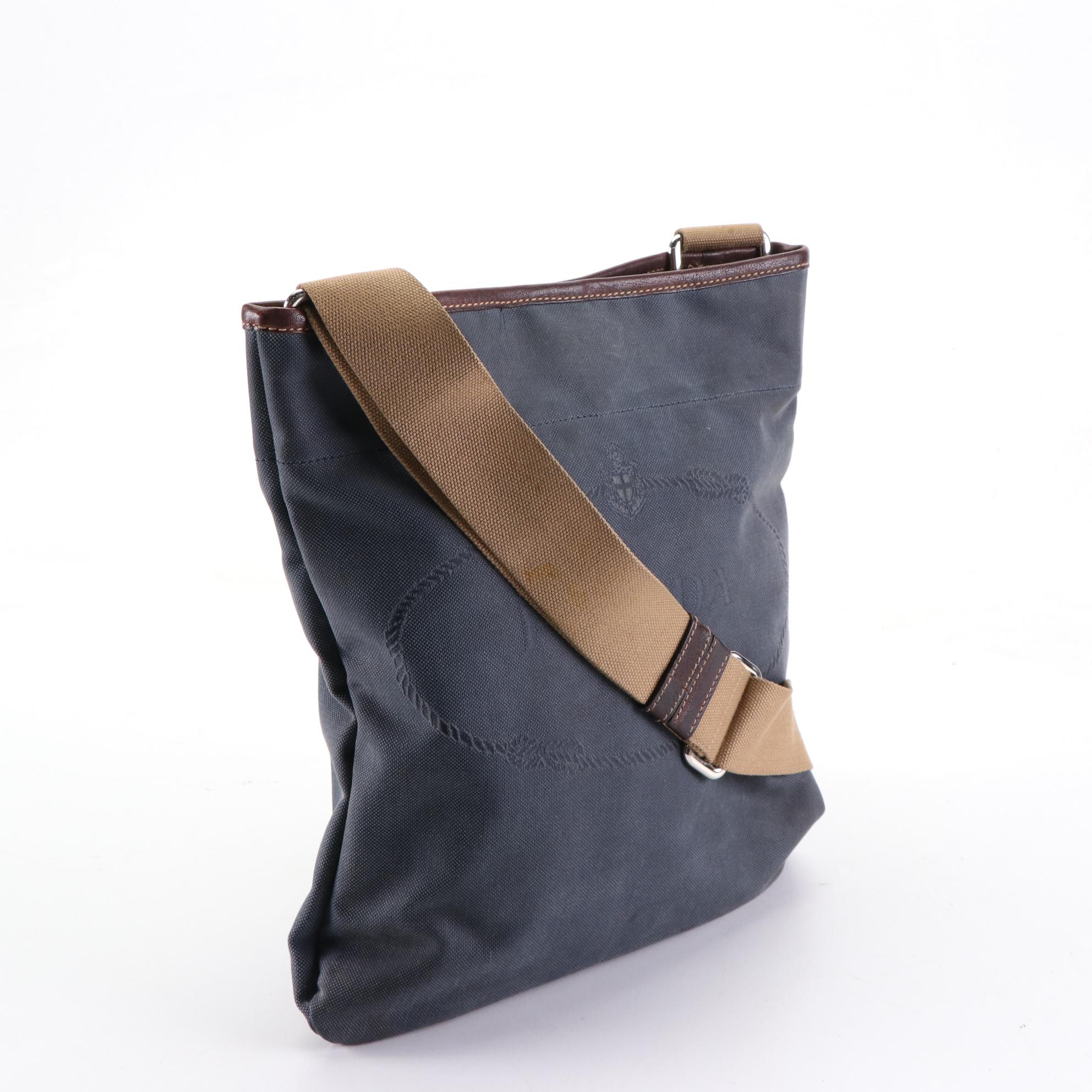 Prada Canapa Canvas Shoulder Bag