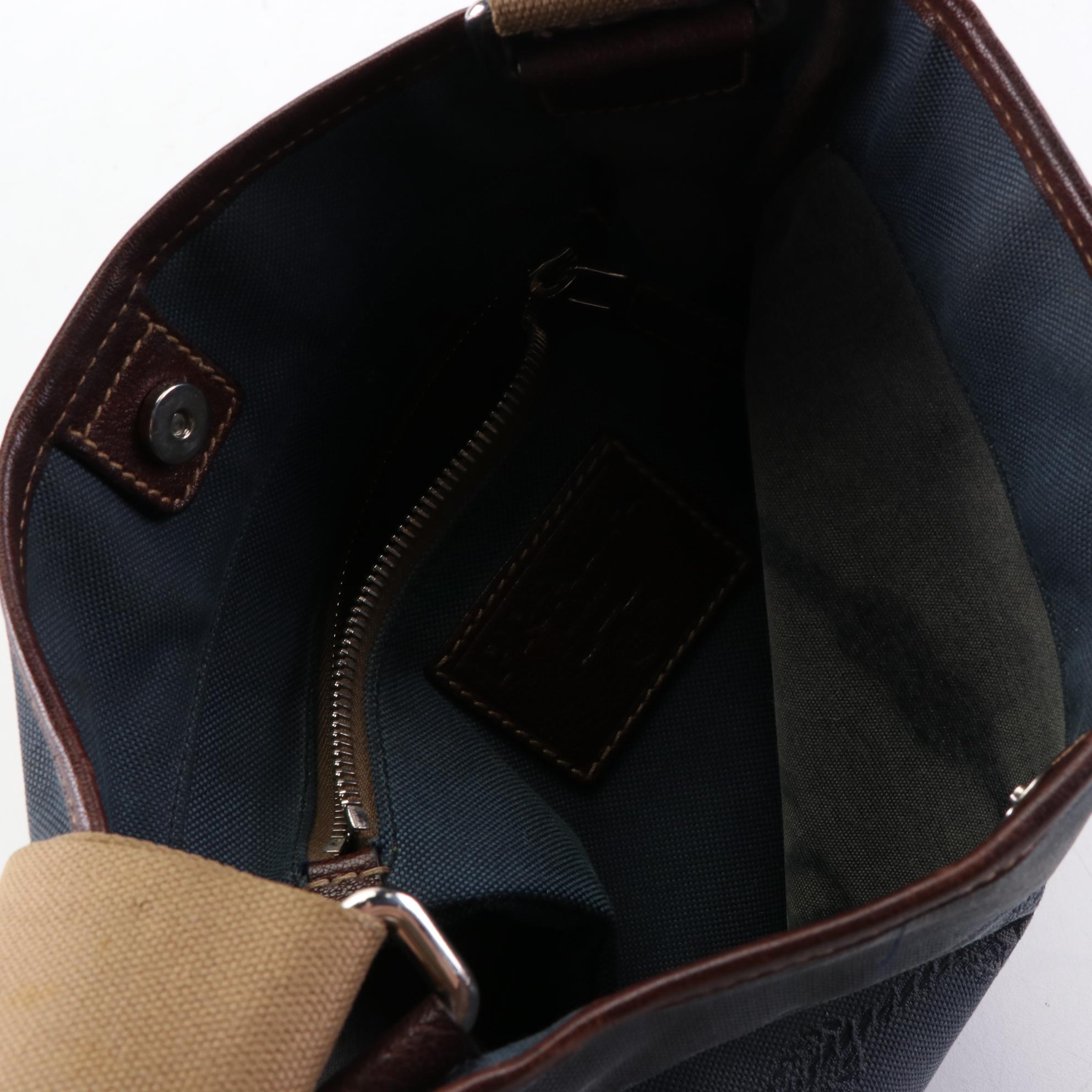 Prada Canapa Canvas Shoulder Bag
