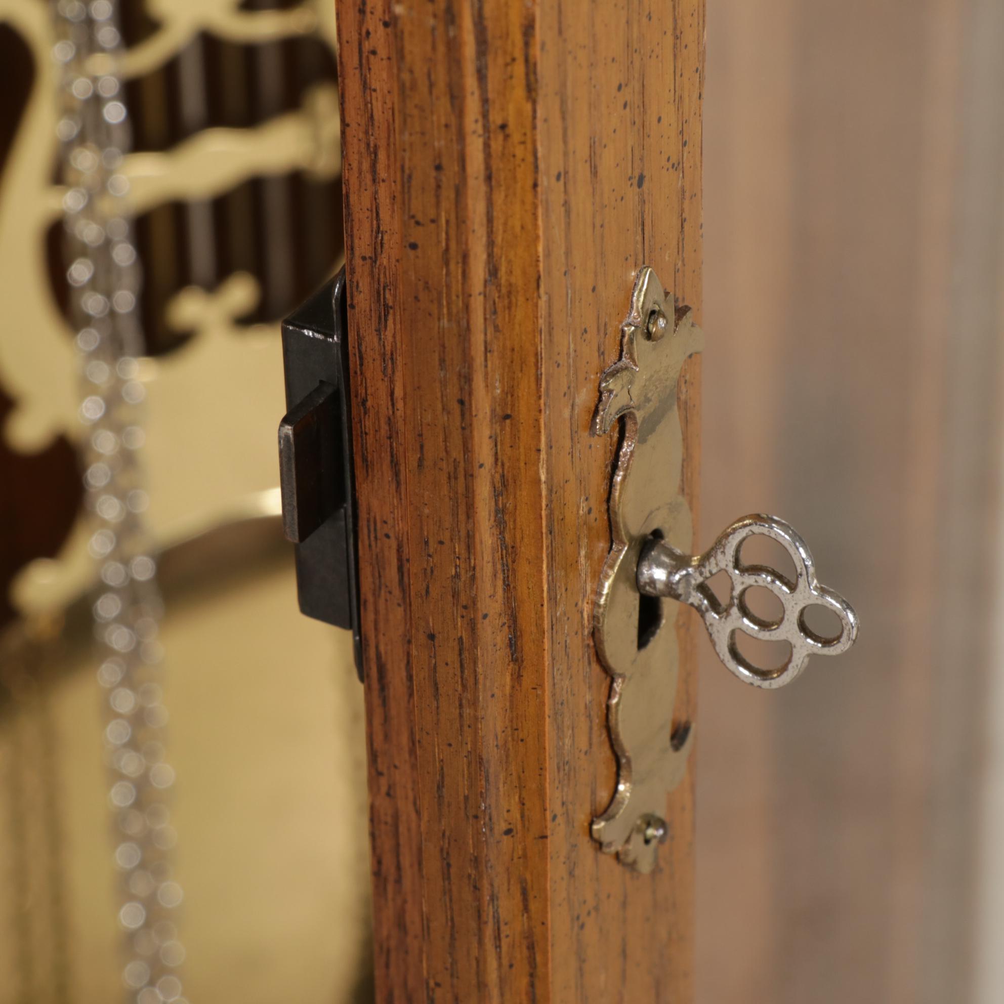 Ridgeway Oak Grandfather Clock with Moon Dial