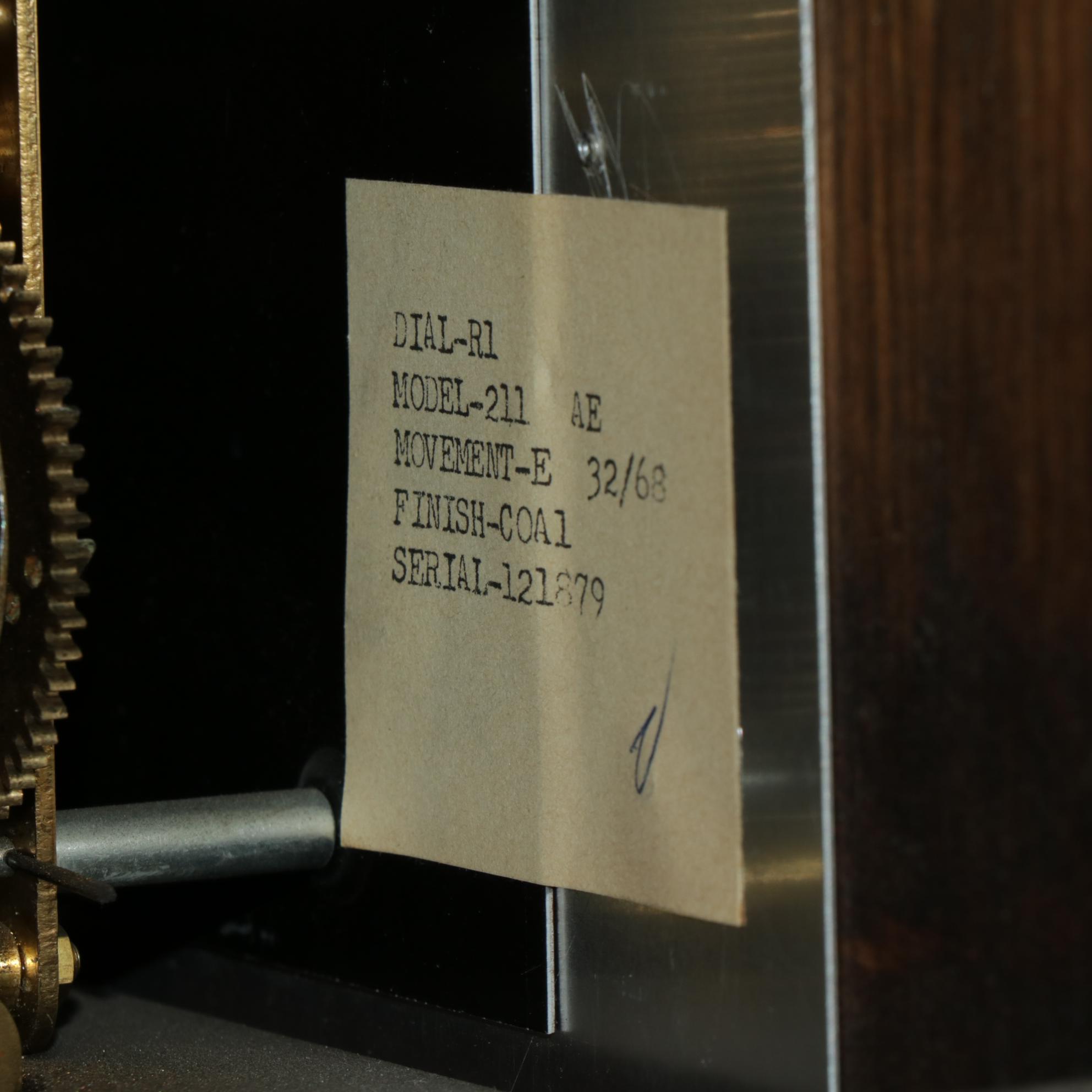 Ridgeway Oak Grandfather Clock with Moon Dial