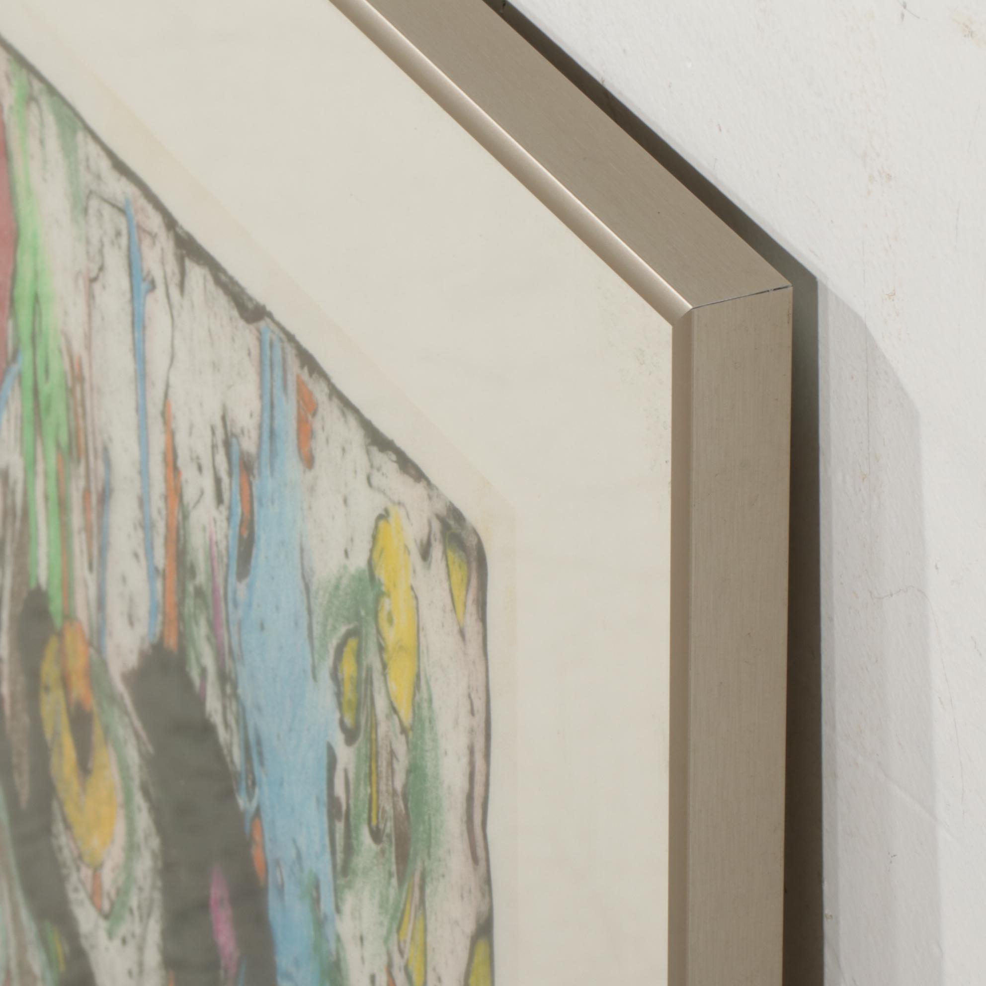 Jill Reiling Markey Color Etching "Moving Forms/Movin' On," Late 20th Century