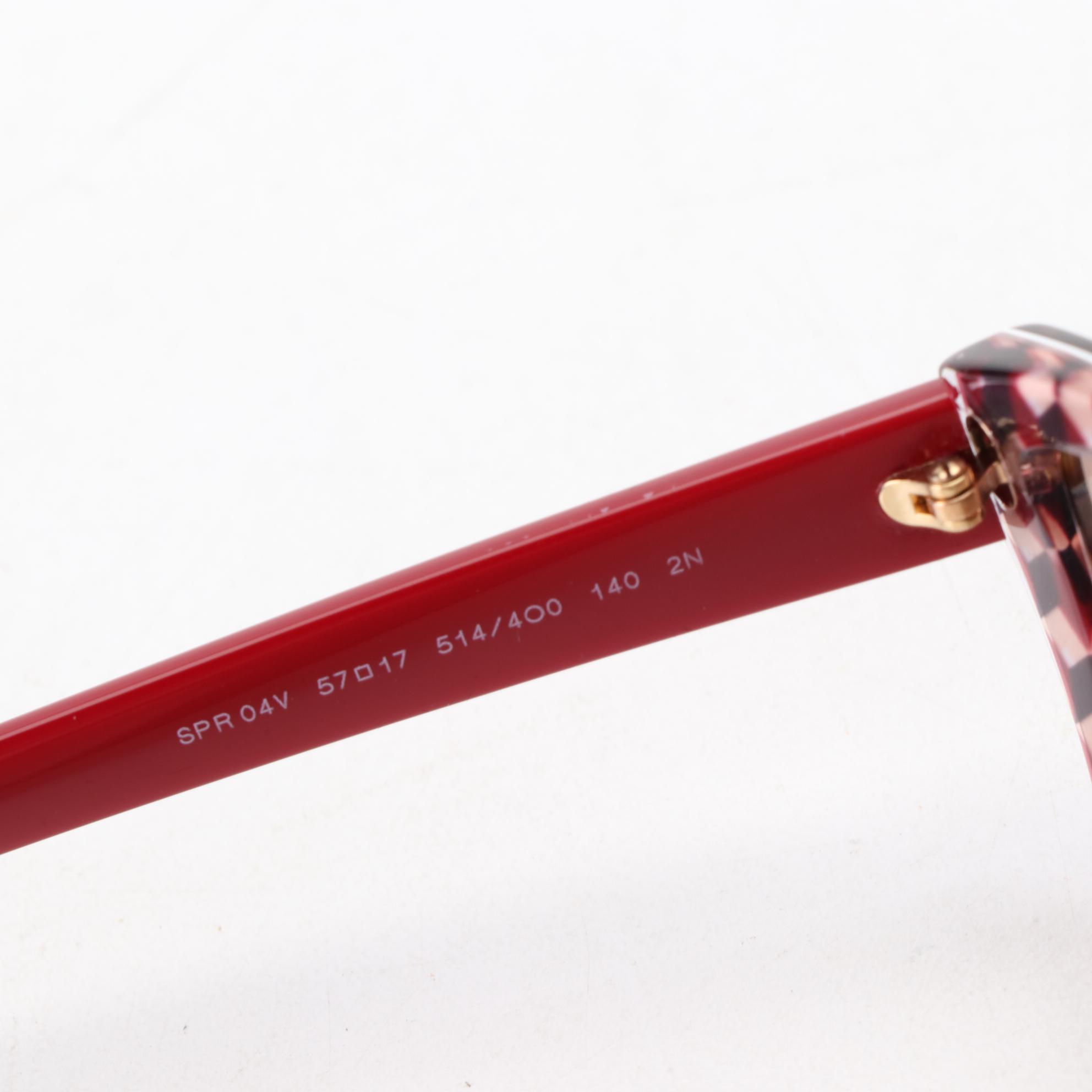 Prada SPRO4V Havana Sunglasses with Case and Box