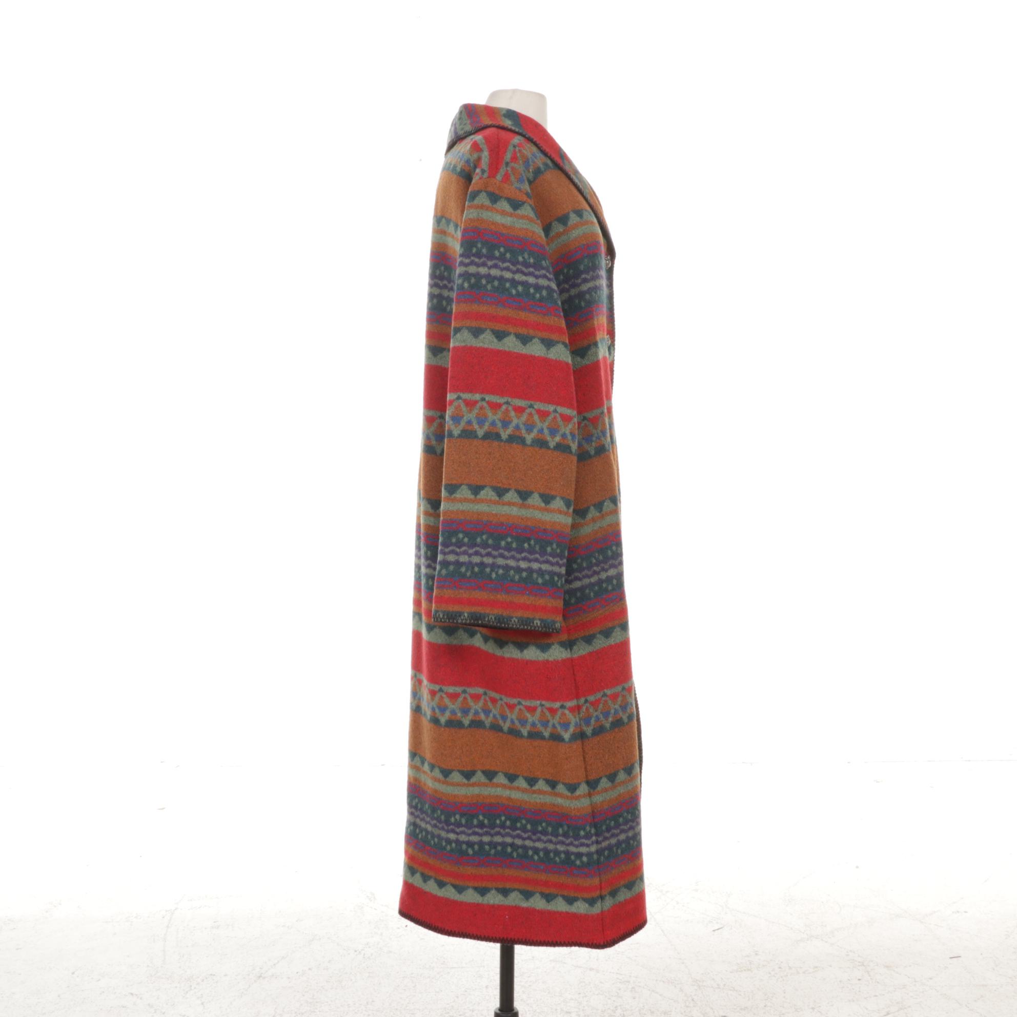 Wooded River Clothing Company Western-Style Unlined Blanket Coat