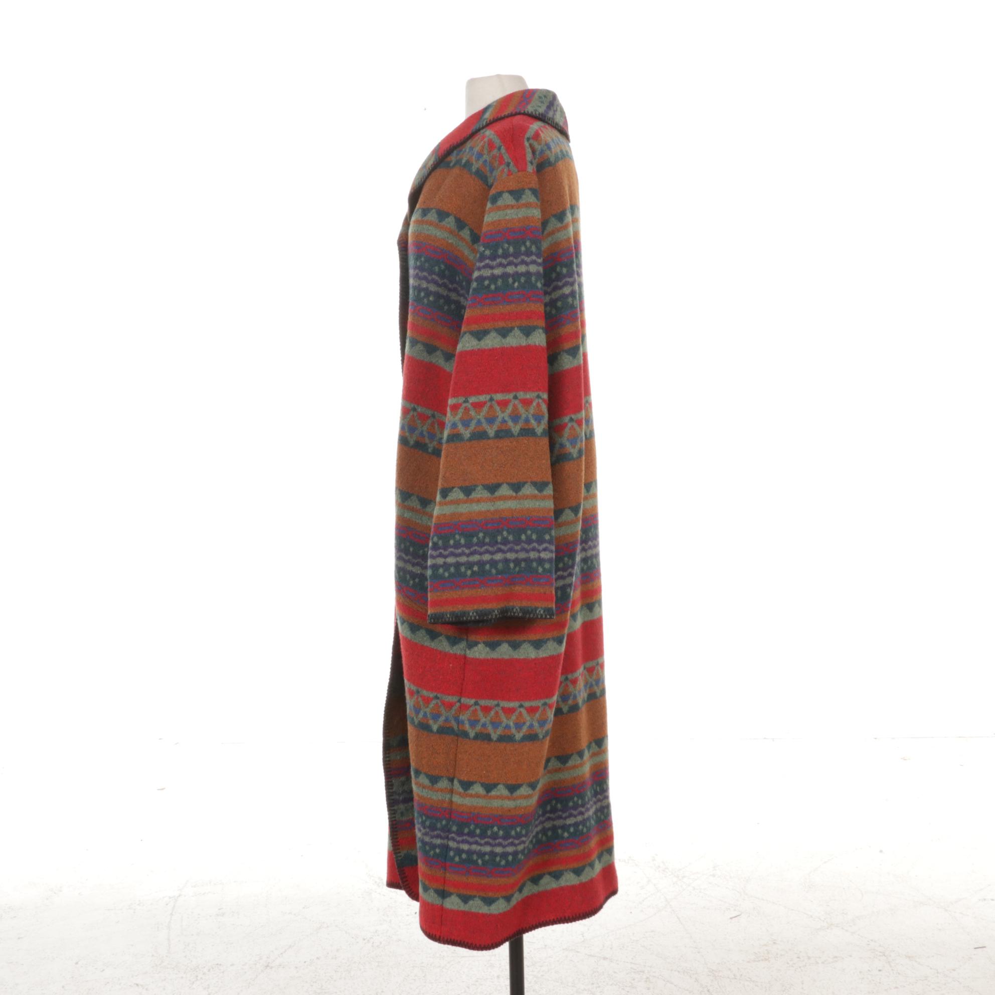 Wooded River Clothing Company Western-Style Unlined Blanket Coat