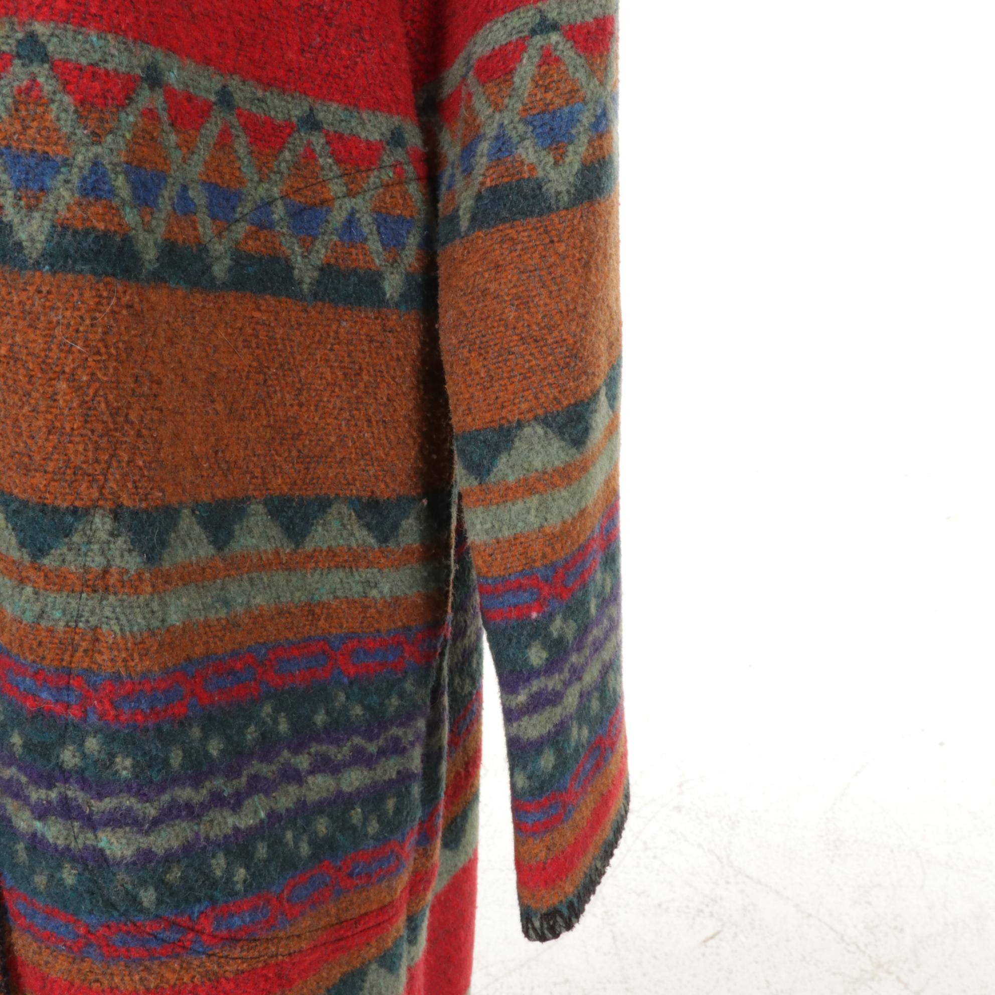 Wooded River Clothing Company Western-Style Unlined Blanket Coat