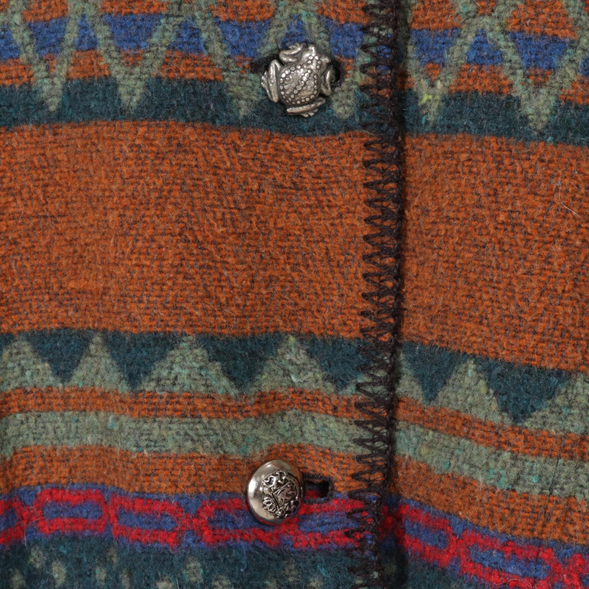 Wooded River Clothing Company Western-Style Unlined Blanket Coat