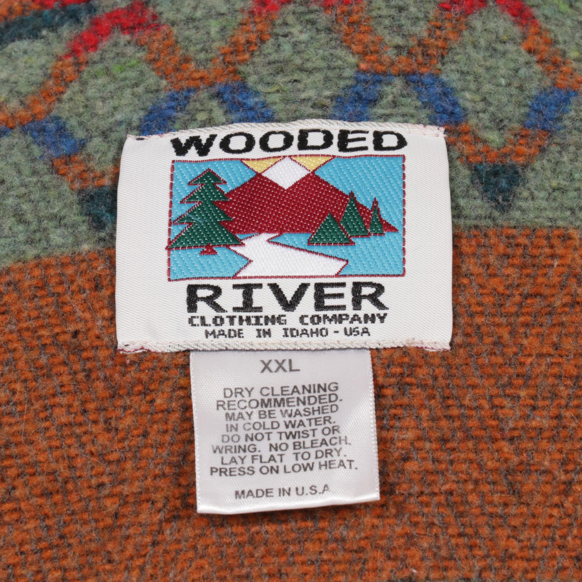 Wooded River Clothing Company Western-Style Unlined Blanket Coat