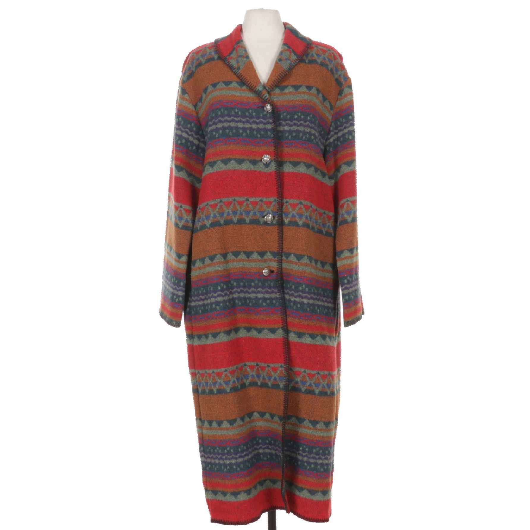 Wooded River Clothing Company Western-Style Unlined Blanket Coat