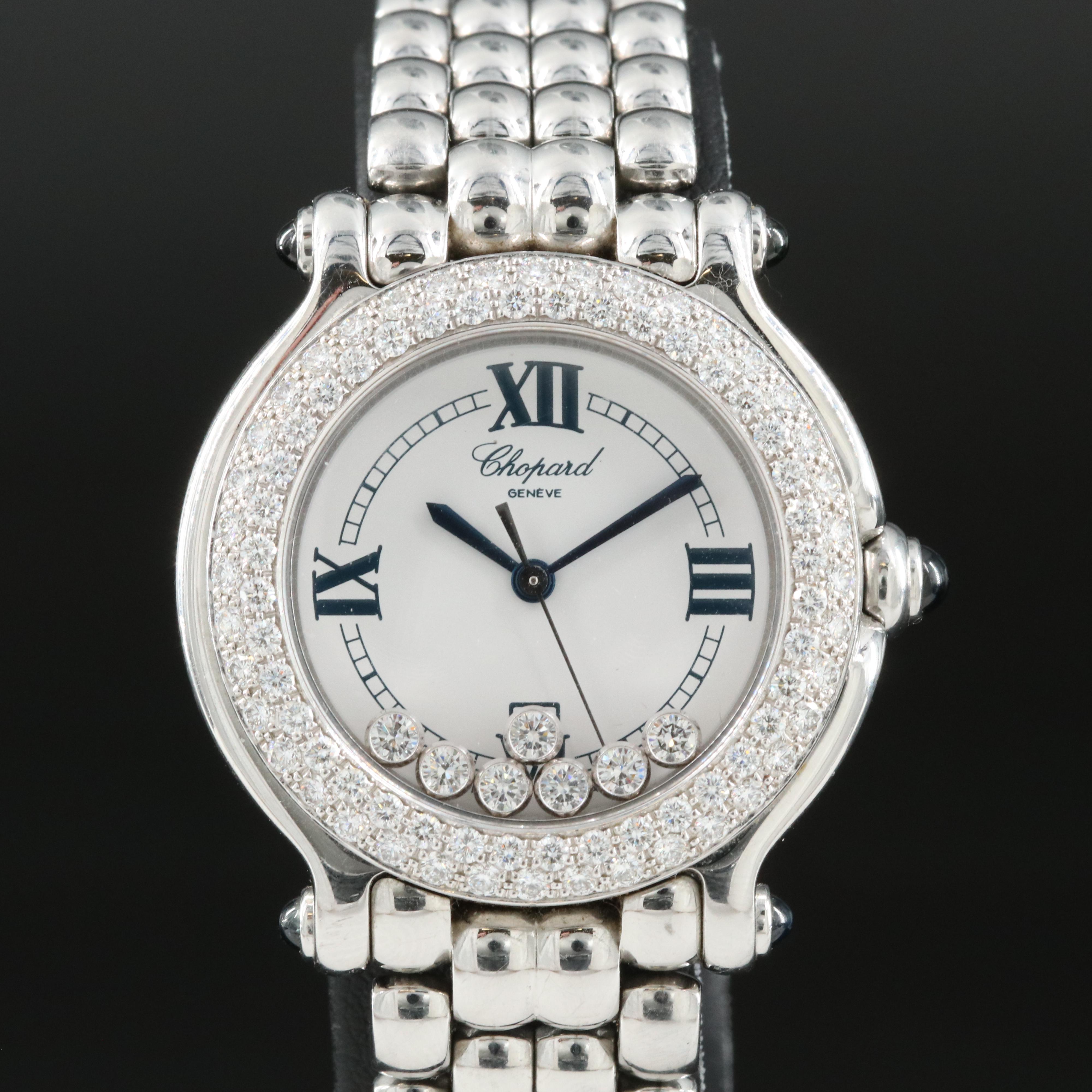 Chopard "Happy Sport" Floating Diamonds Watch