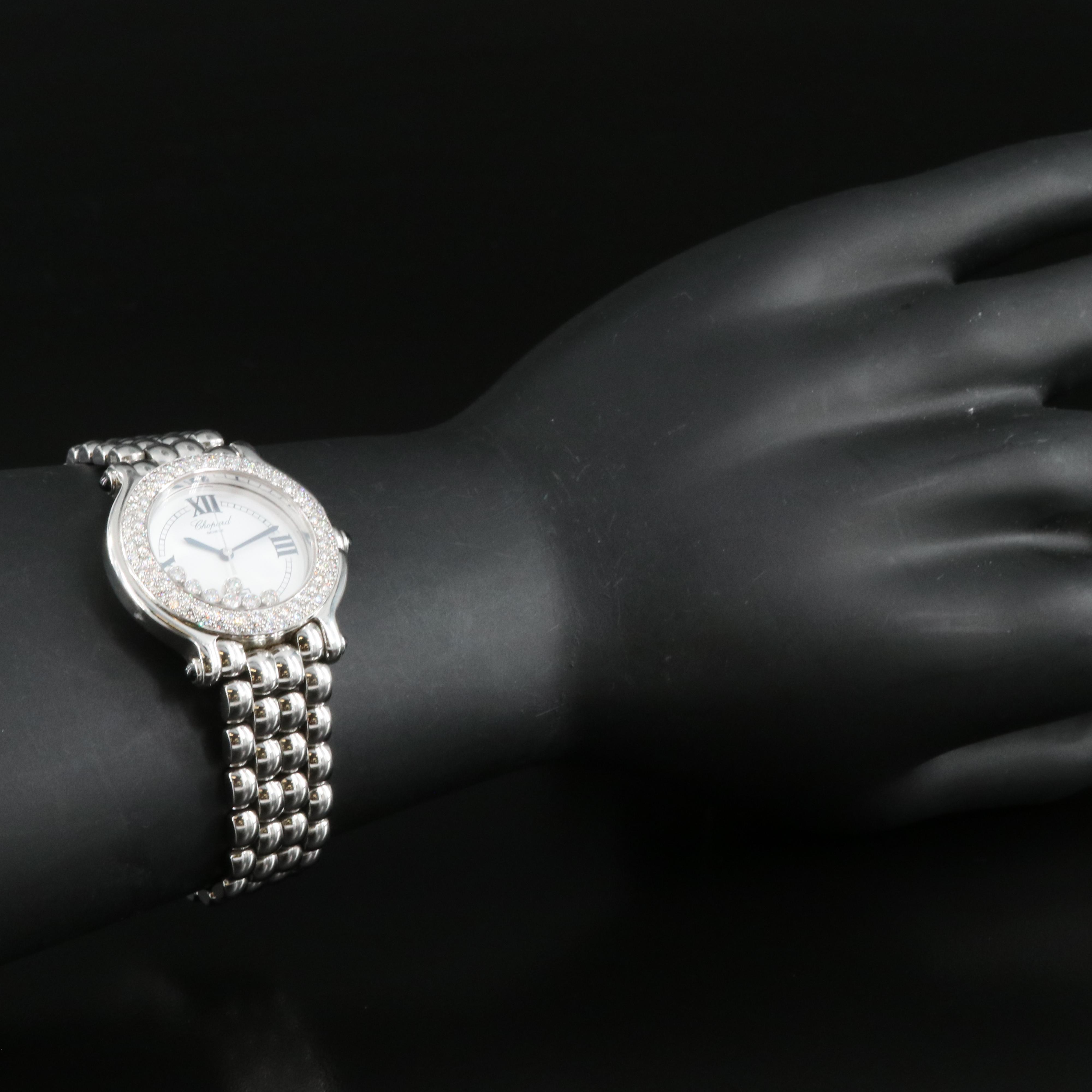 Chopard "Happy Sport" Floating Diamonds Watch
